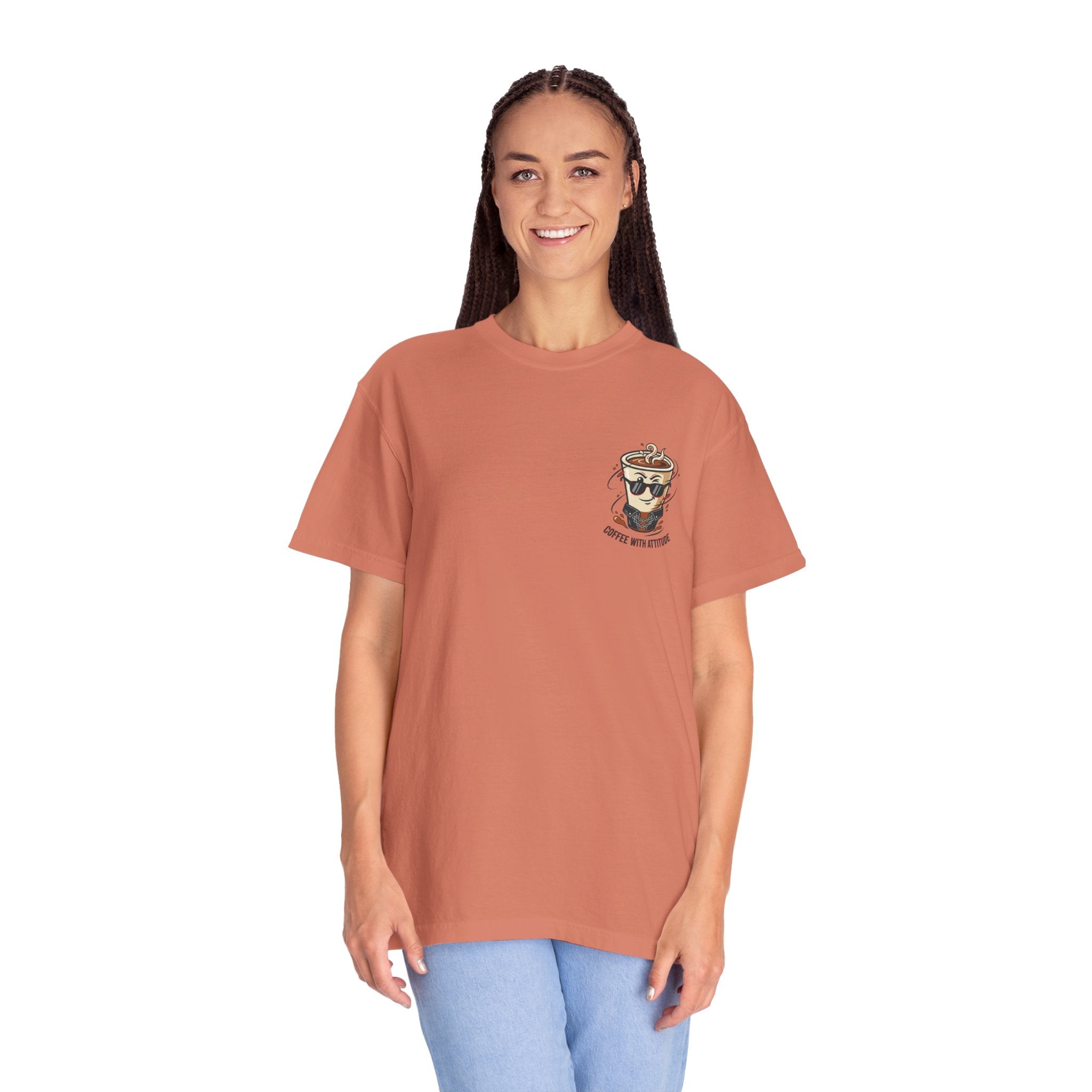 Running on Coffee & Attitude Mum T-Shirt