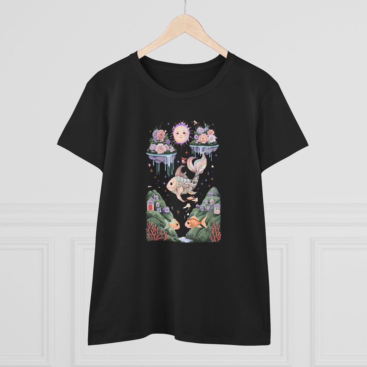 Whimsical Dreamcatcher Tee - Fun Graphic Cotton T-Shirt for Daydreamers, Casual Wear, Gift for Her, Summer Top, Unique Artwork
