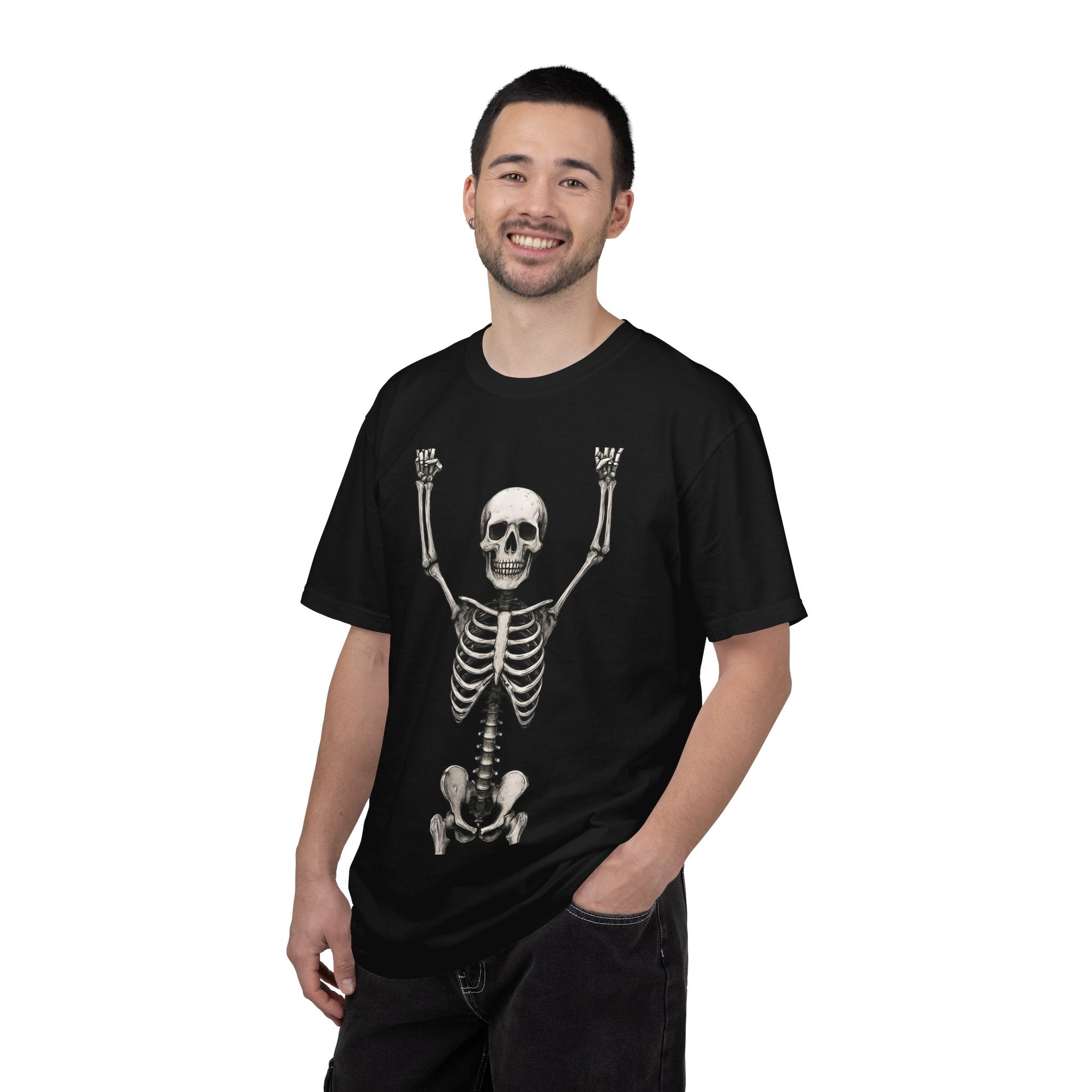 Hands Up, Vintage T-Shirt Skeleton Unisex Graphic