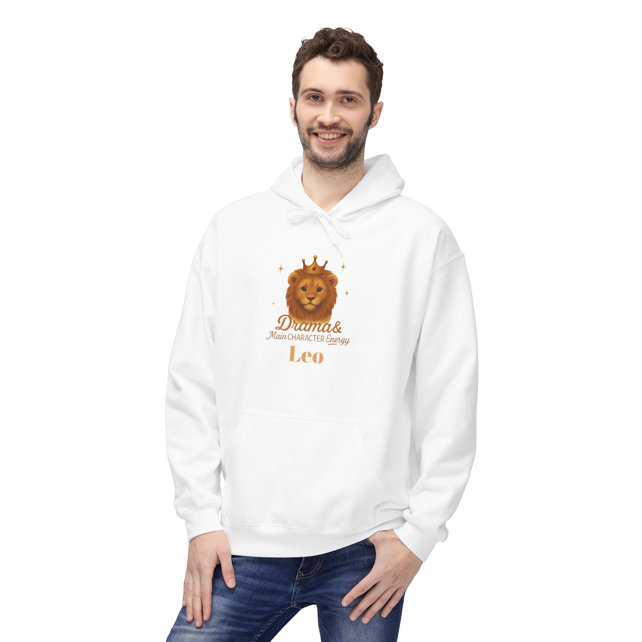 Leo Lion Drama & Main Character Energy Hoodie