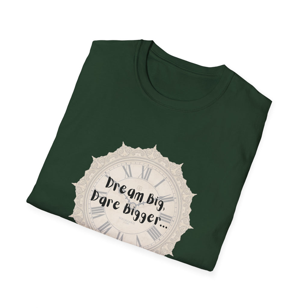 T-Shirt Inspirational Tee for Motivation, Dream Big, Gift for Dreamers, Casual Wear