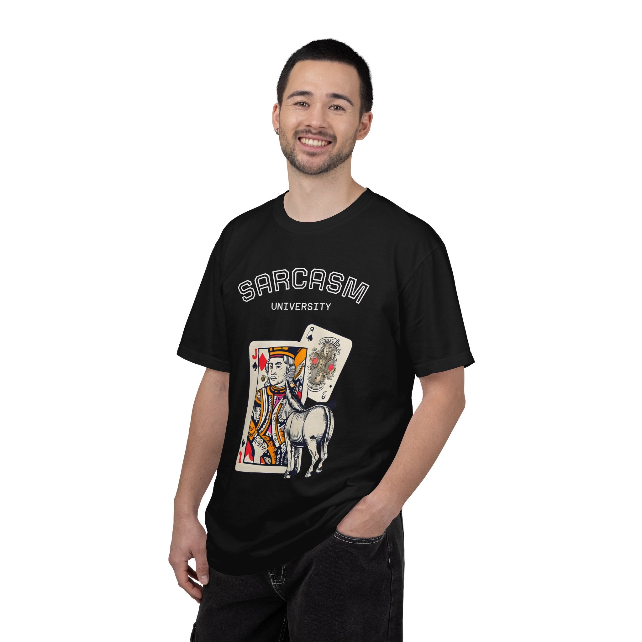 Sarcasm University, Whimsical Jackass Graphic Unisex T-Shirt, Gift for that special Jackass in your life