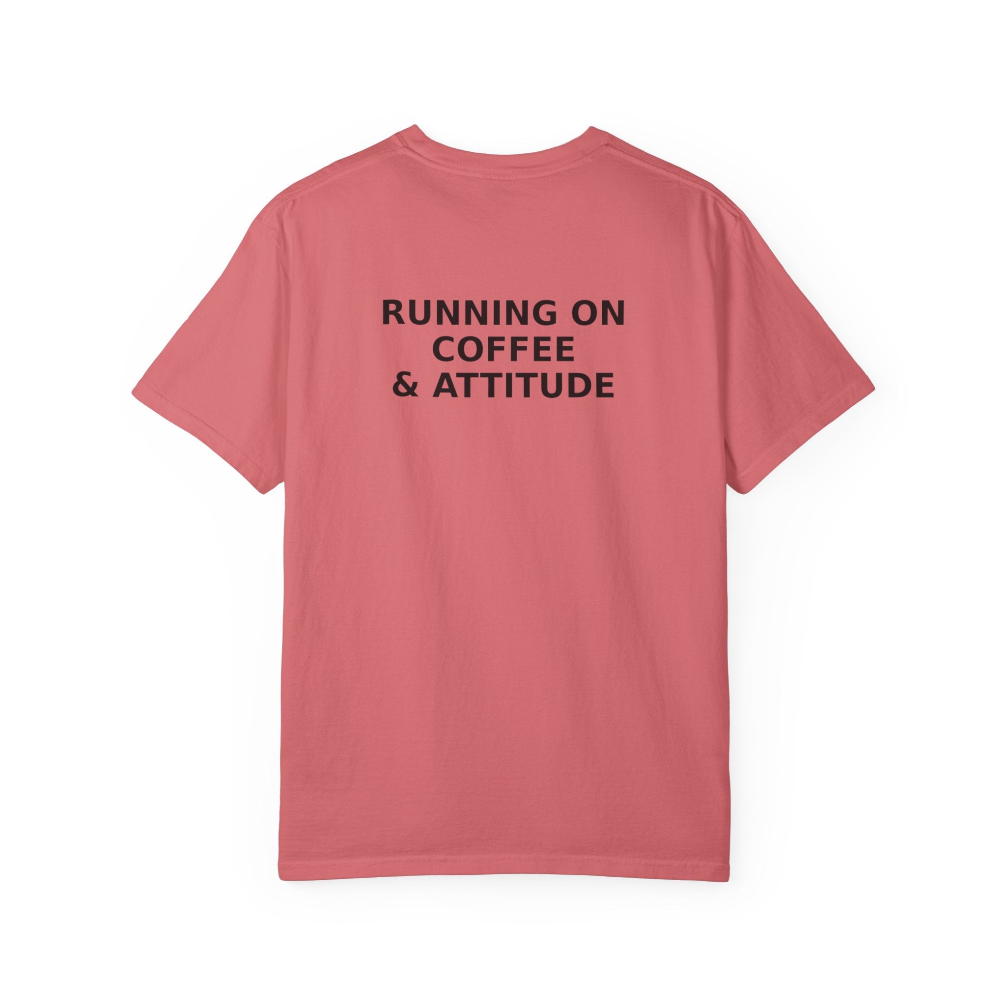 Running on Coffee & Attitude | Funny Coffee Quote Apparel & Gifts