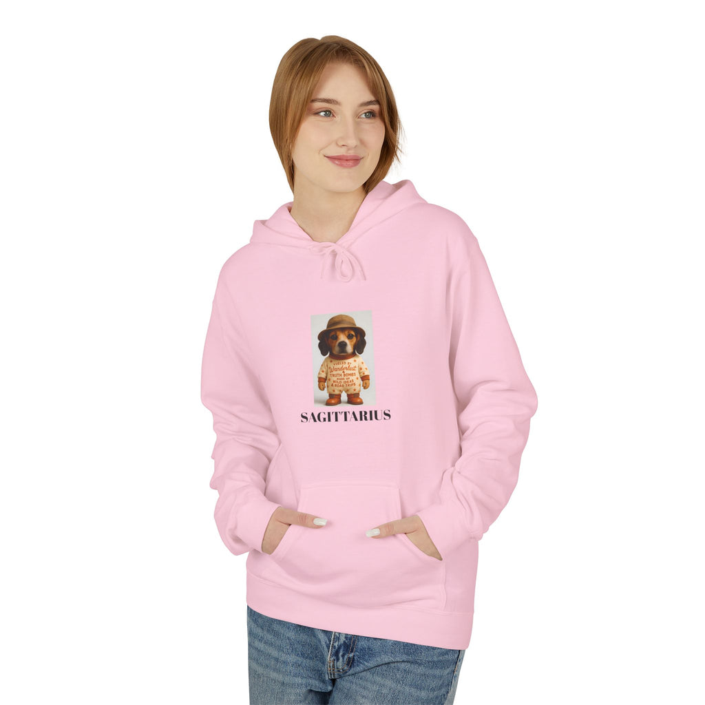 Sagittarius Wanderlust Hoodie, Dog Explorer Sweatshirt