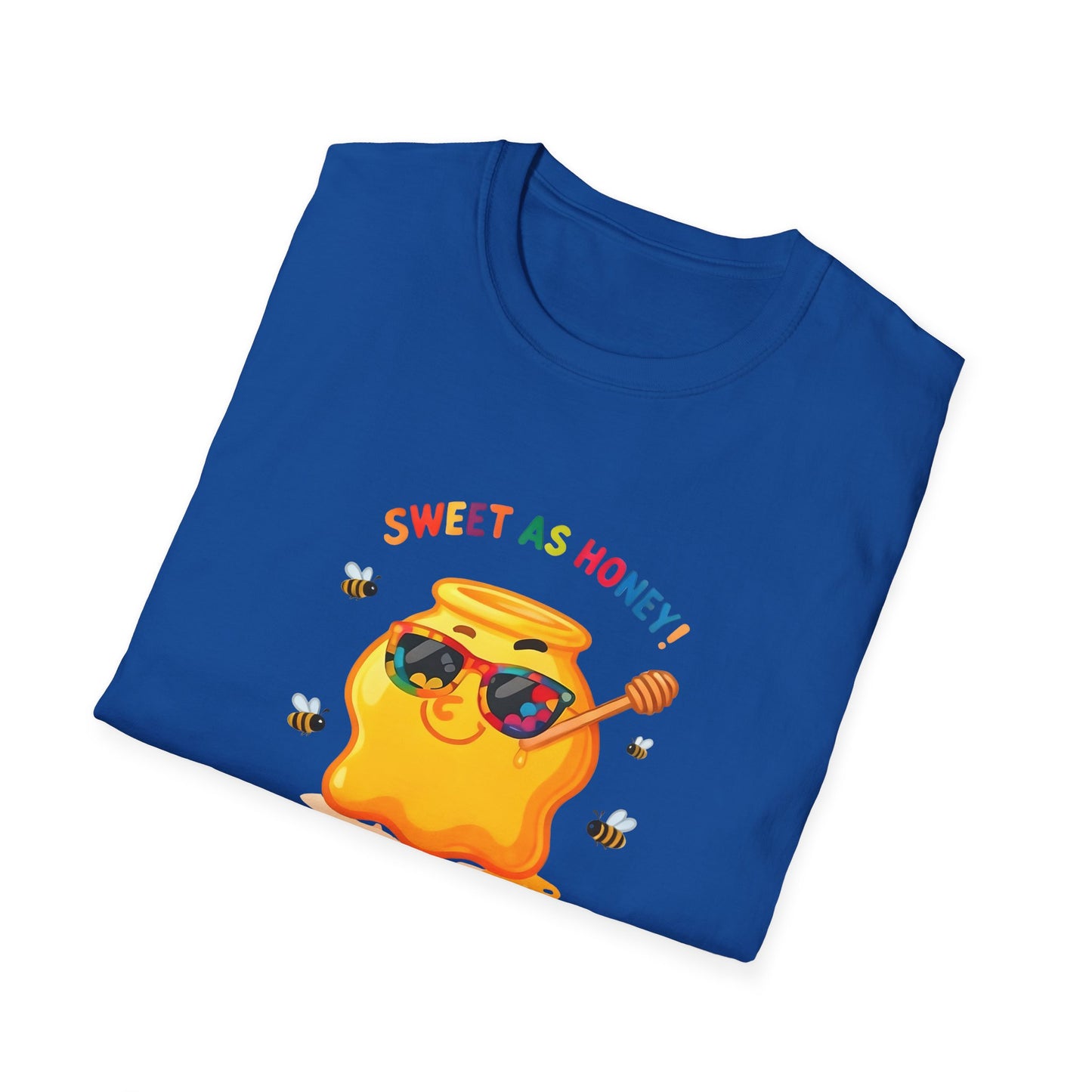 Sweet as Honey Unisex T-Shirt - Cute Graphic Tee, Casual Wear, Gift for Friends, Summer Fashion, Bee Lovers Gift