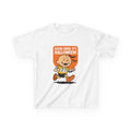 White kids Halloween T-shirt with cartoon character graphic and "Good Grief, It's Halloween!"