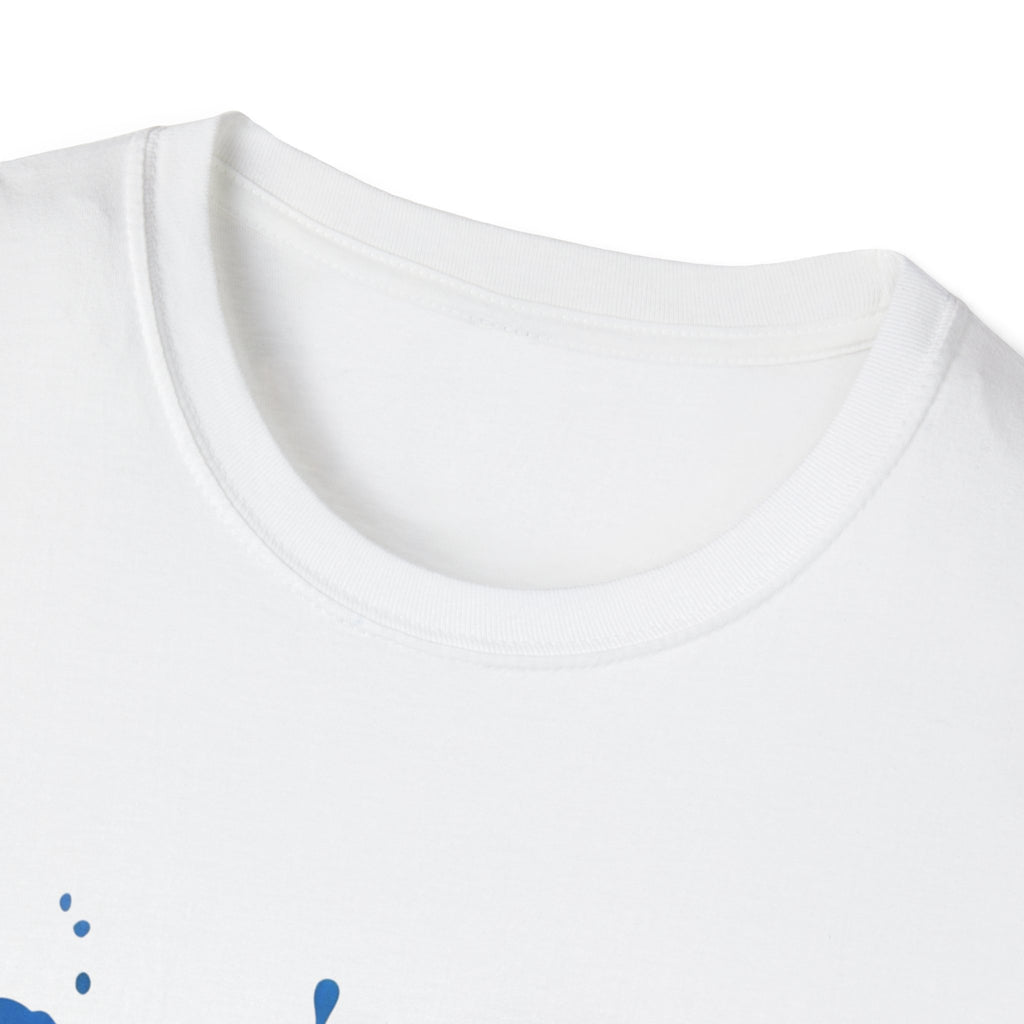 Red Peace Graffiti T-Shirt Ladies — Paint Drip Streetwear Tee