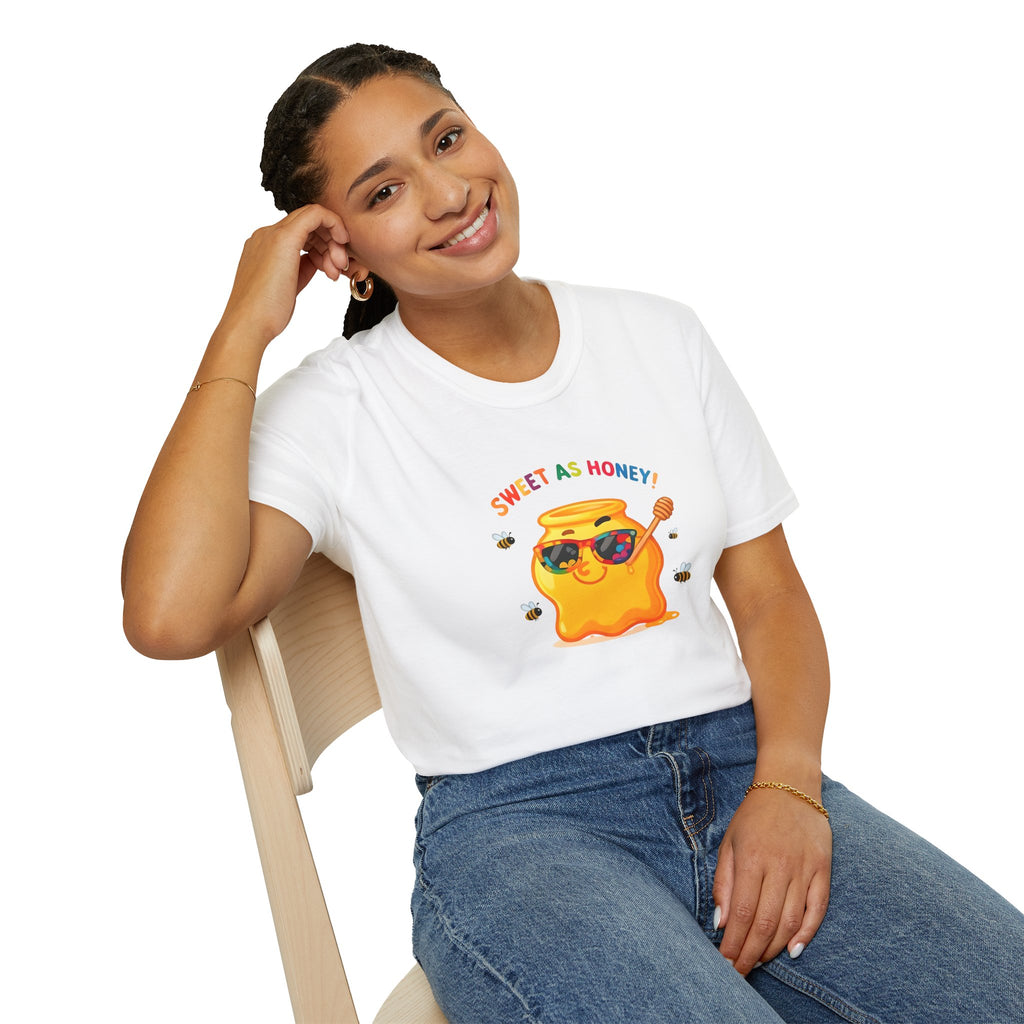Sweet as Honey Unisex T-Shirt - Cute Graphic Tee, Casual Wear