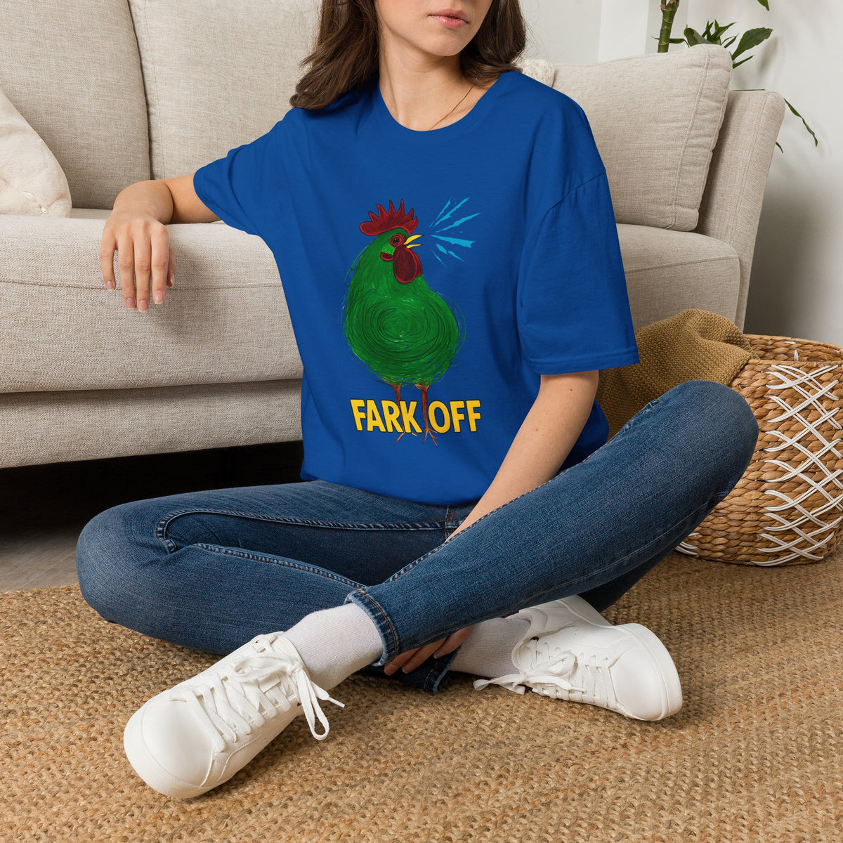 Funny Chicken Graphic T-Shirt, Humor Tee, Farm-Inspired Apparel