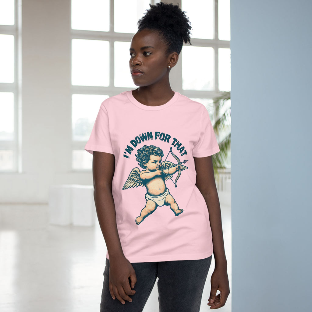 Maple Tee Cupid Graphic — Quirky  Women’s T-Shirt Gift