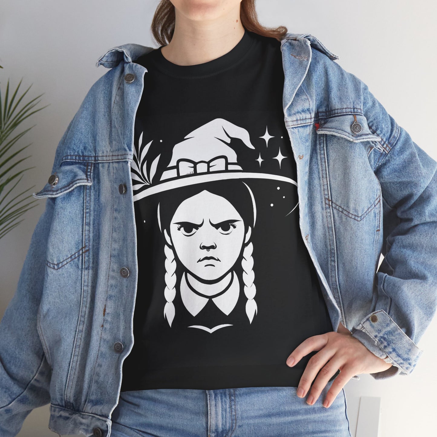 Witchy Vibes Unisex Tee, Spooky Tee, Halloween Shirt, Gift for Witch Lovers, Casual Outfit, Graphic Tee
