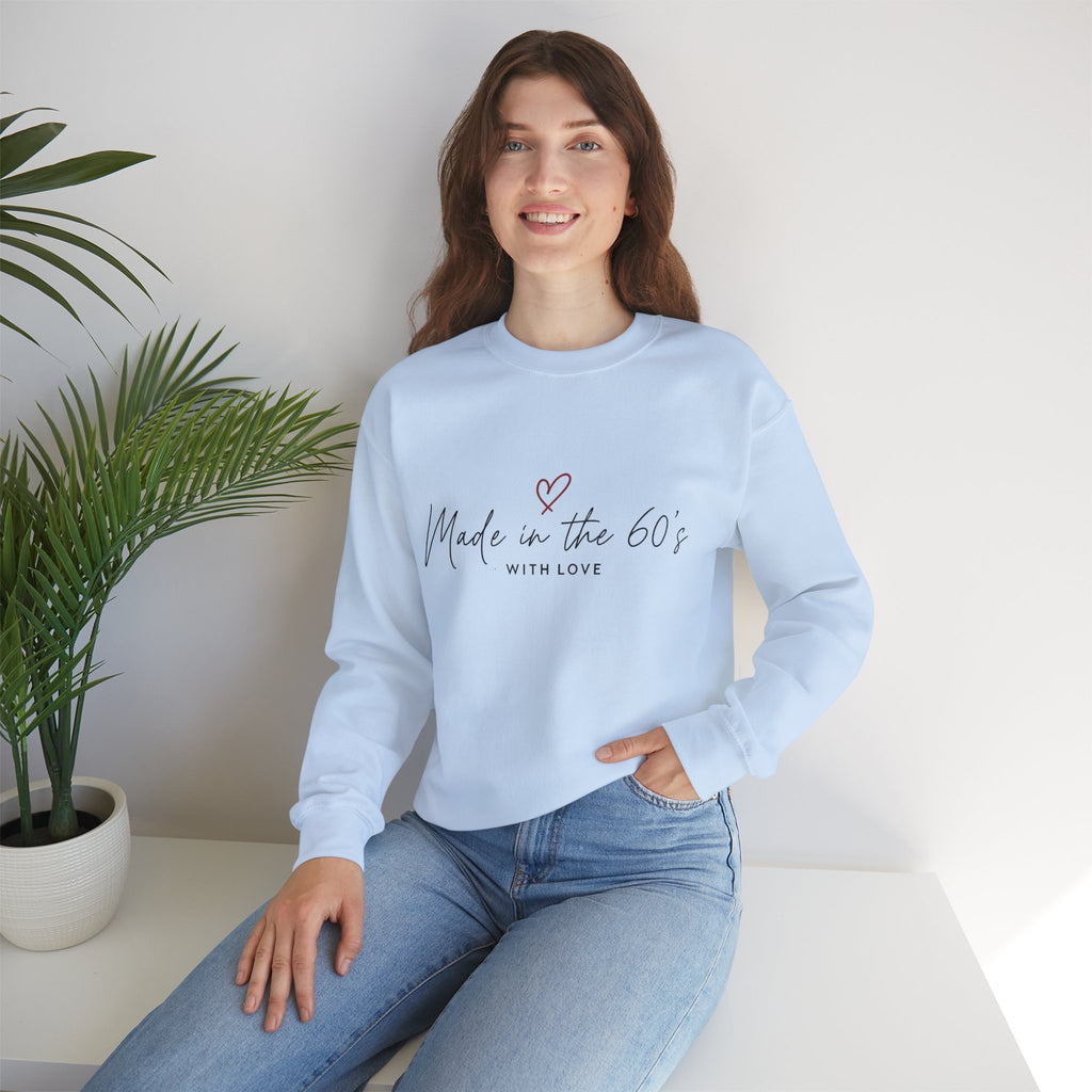 Made in the 60's Unisex Heavy Blend Crewneck Sweatshirt - Made in the 60's with love..