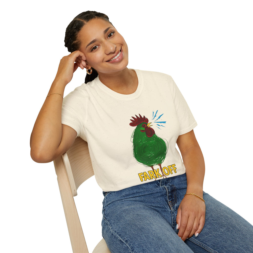 Funny Chicken Graphic T-Shirt, Humor Tee, Farm-Inspired Apparel