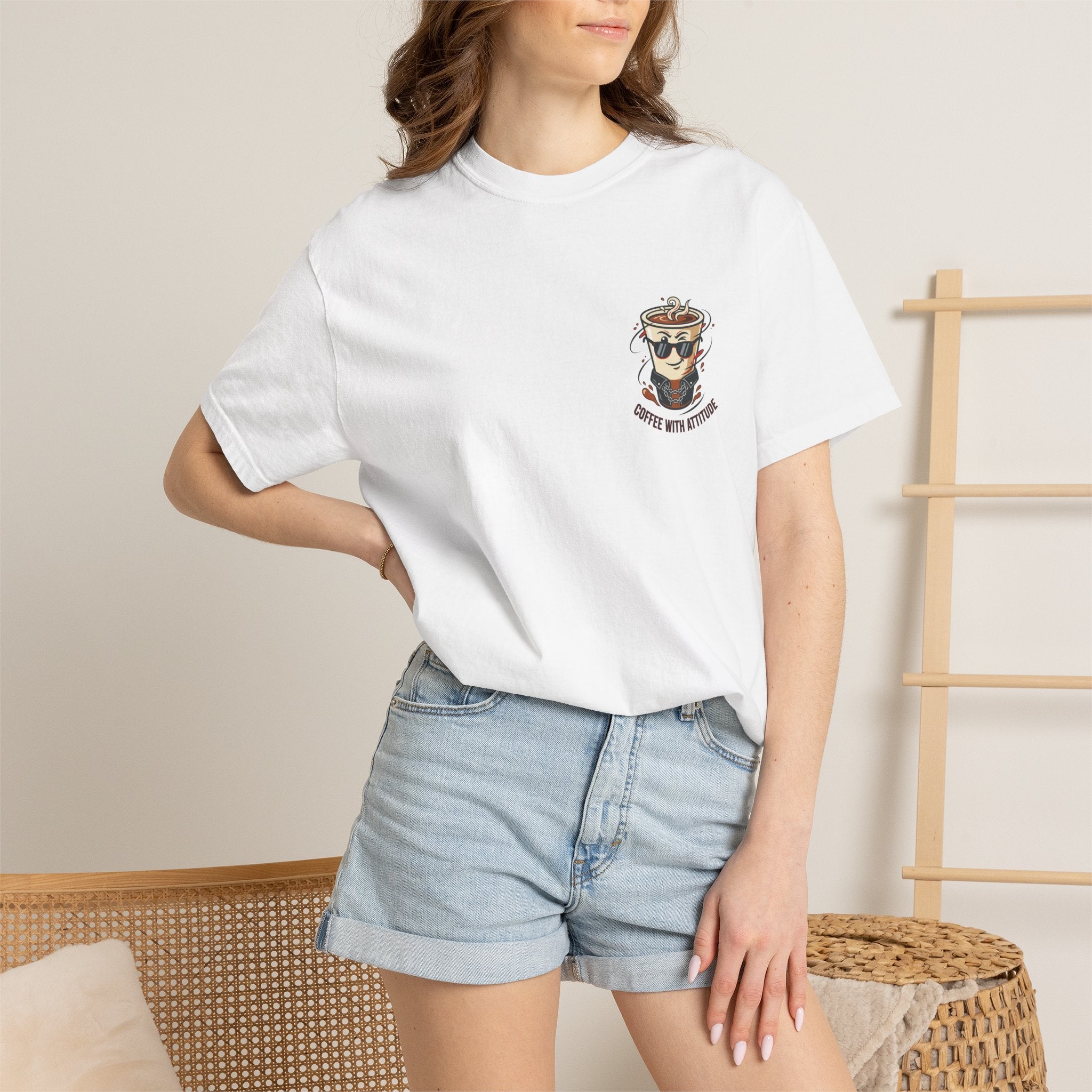 Running on Coffee & Attitude Mum T-Shirt