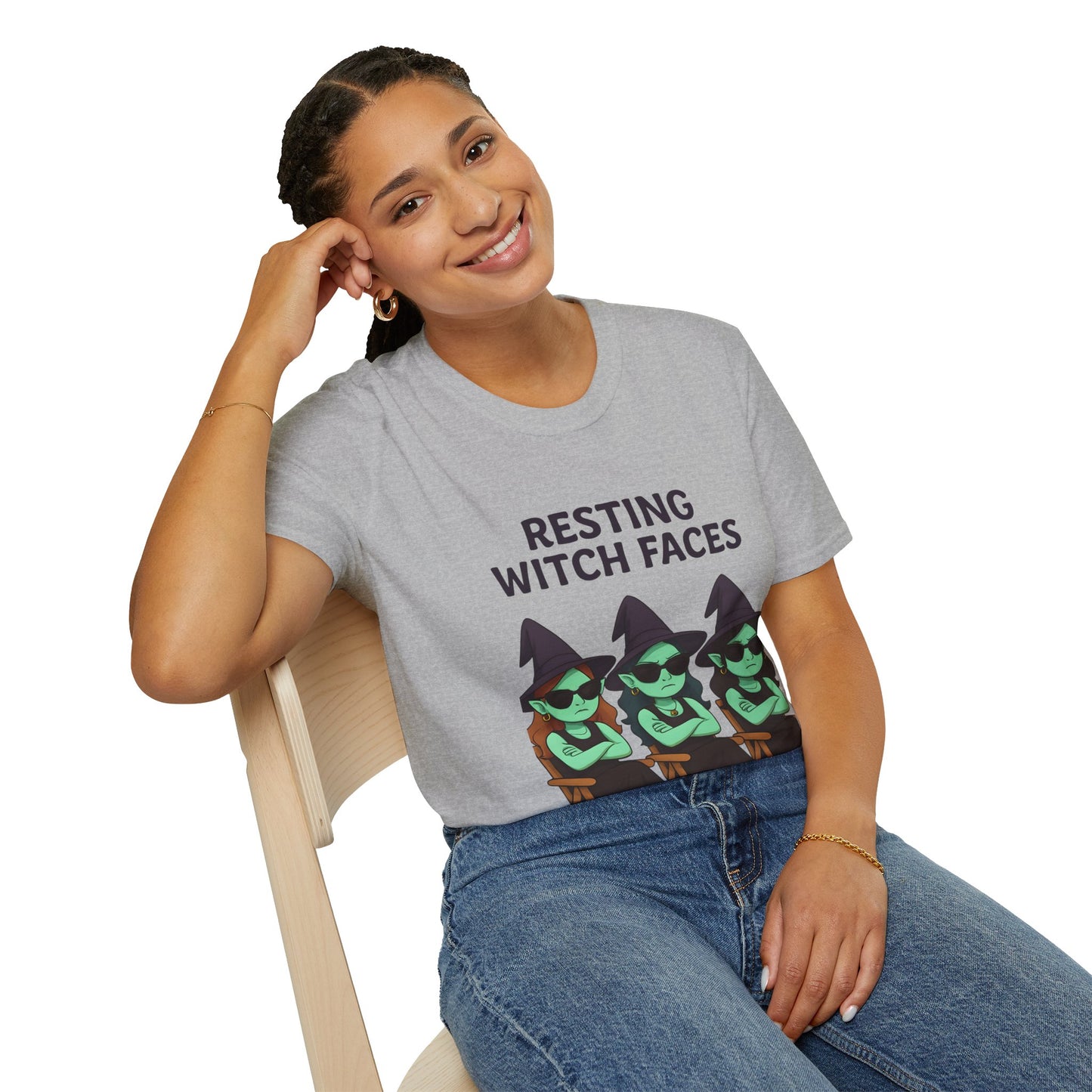 Resting Witch Faces Unisex Softstyle T-Shirt | Cute Halloween Tee, Witch Shirt, Gifts for Her, Spooky Season Apparel, Comfortable [...]