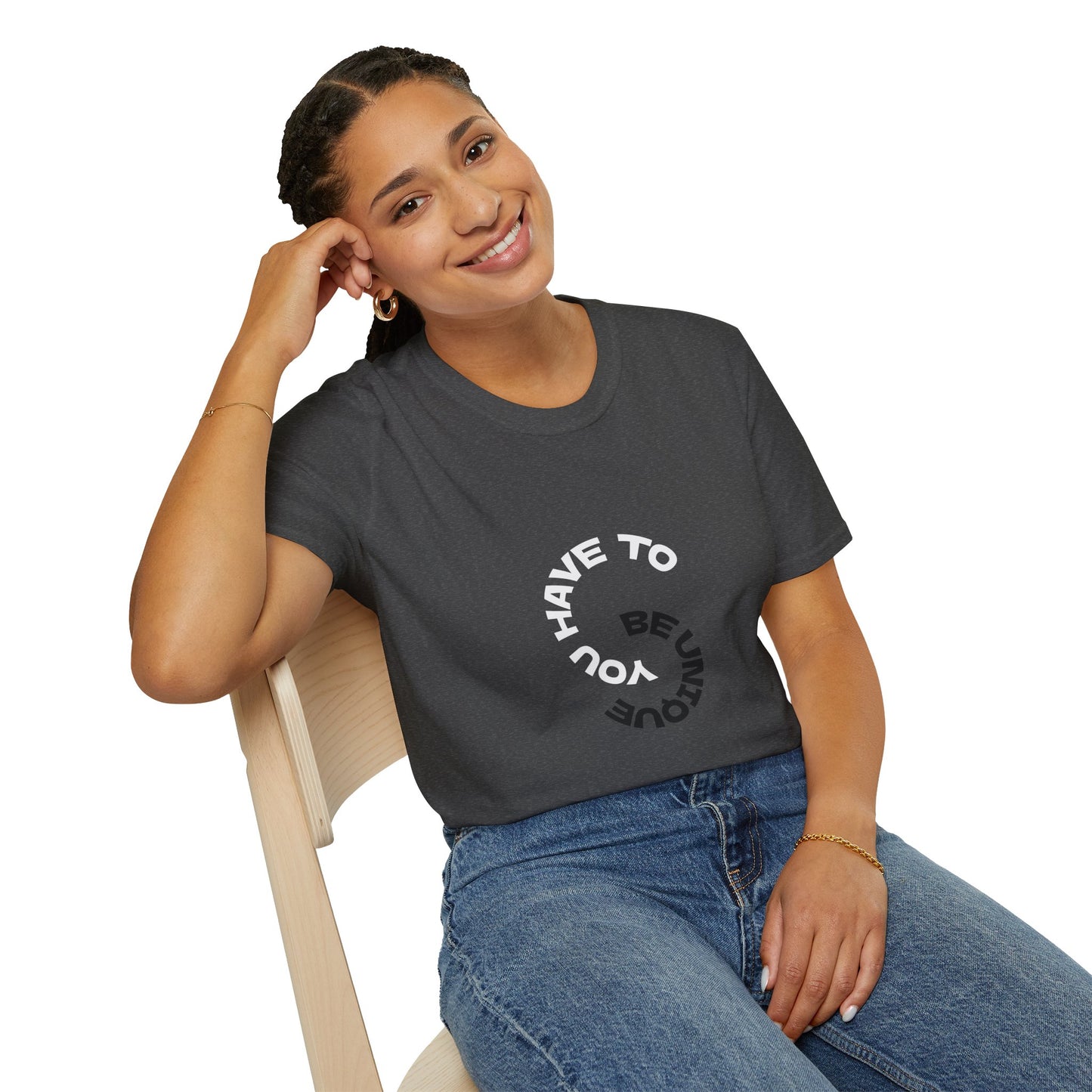 Inspirational Unisex Softstyle T-Shirt, Unique Graphic Shirt, Casual Wear, Vintage Style