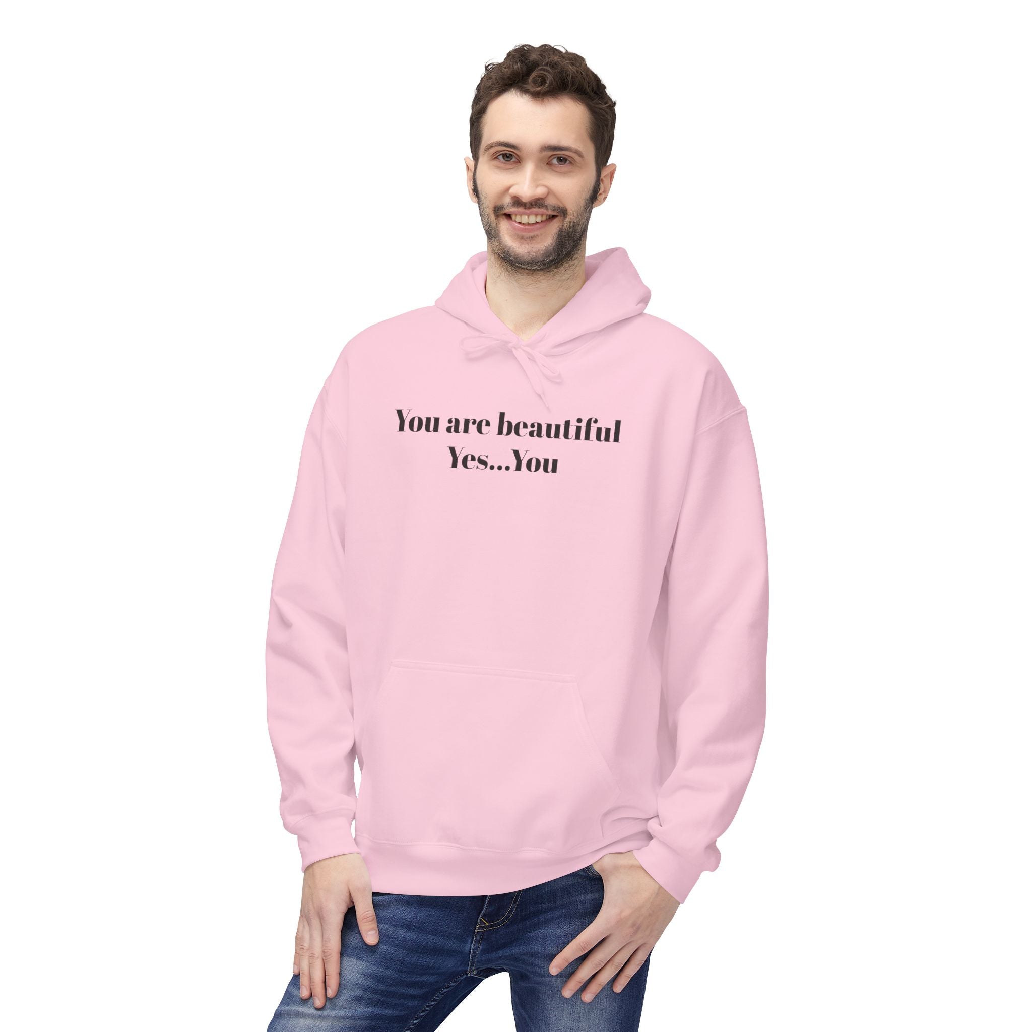 Positive Vibes Unisex Hoodie - You Are Beautiful, Happiness Ahead Sweatshirt, Inspirational Gift, Self-Love Apparel, Cozy Comfort