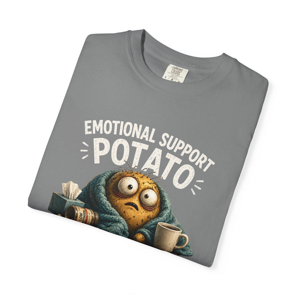 Emotional Support Potato T-Shirt — 'Doing My Best' Funny Comfort Tee
