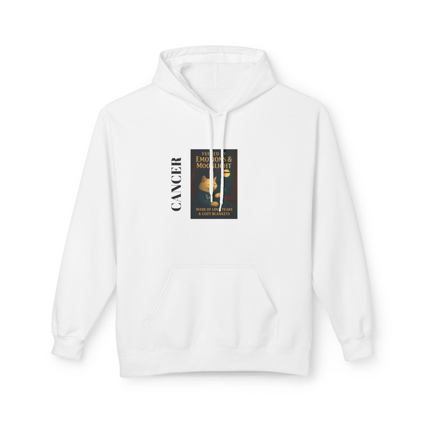 Cancer Zodiac Cat Moonlight Hooded Sweatshirt
