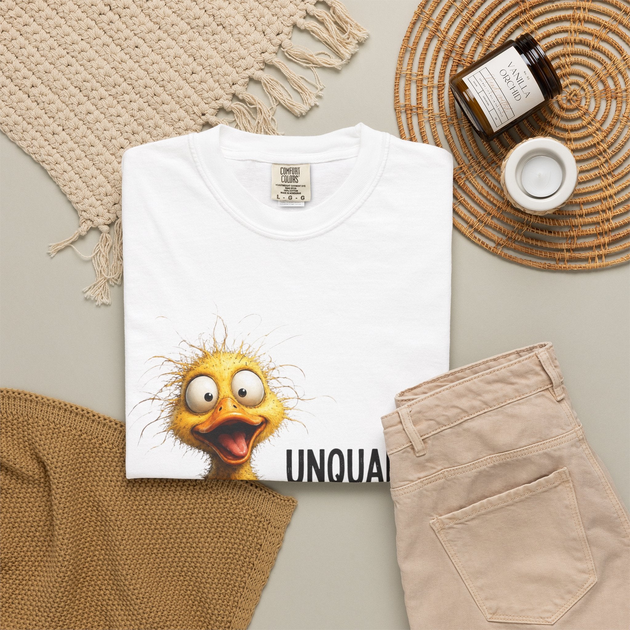 Unqualified But Enthusiastic Duck Graphic Tee