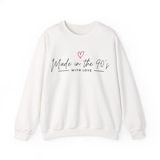 Made in the 90's Unisex Heavy Blend™ Crewneck Sweatshirt - Made in the 90's with love..