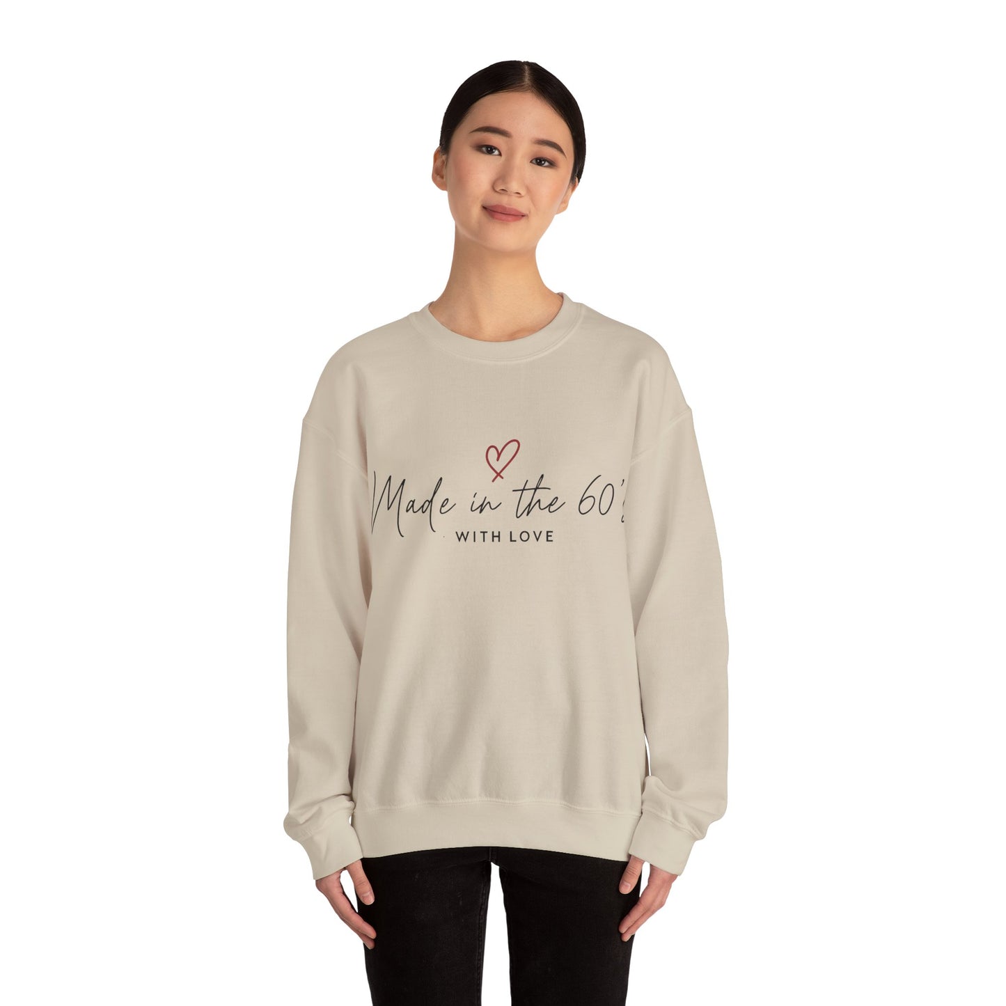Made in the 60's Unisex Heavy Blend™ Crewneck Sweatshirt - Made in the 60's with love..