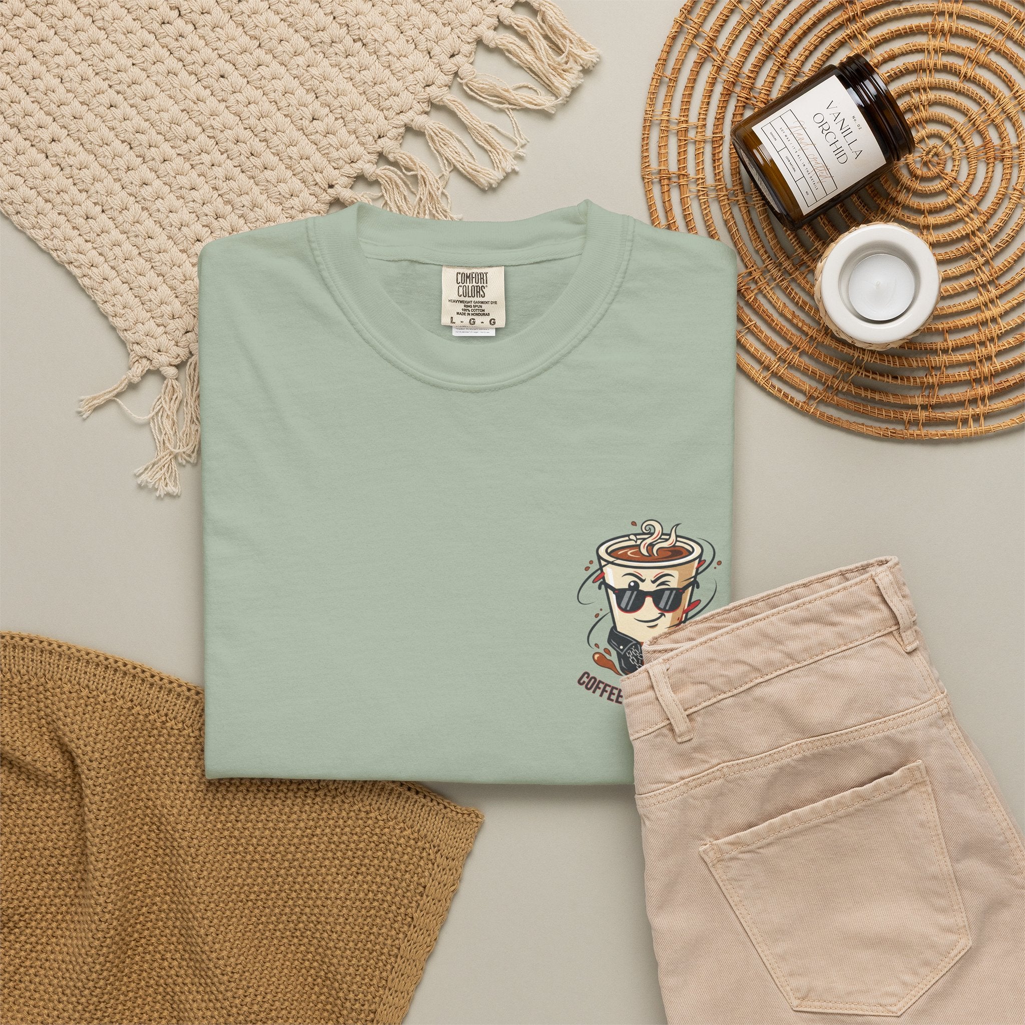 Running on Coffee & Attitude Mum T-Shirt