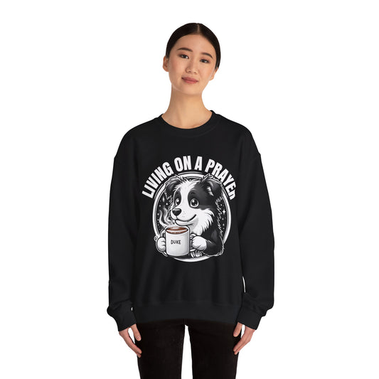 Bon Jovi Inspired Unisex Heavy Blend™ Border Collie Crewneck, Cozy Unisex Sweater, Dog Lover Gift, Comfortable Pullover, Ethically Made