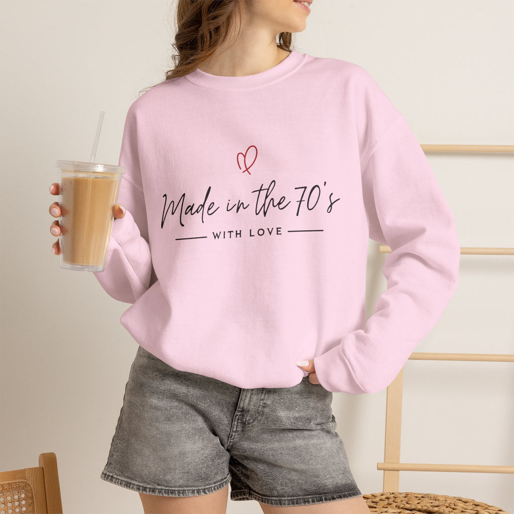 Made in the 70's Crewneck Sweatshirt — Vintage Born in the 70s Gift