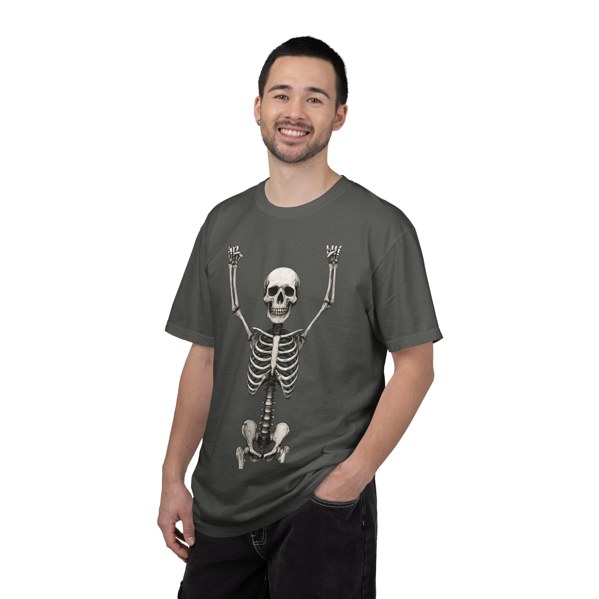 Hands Up, Vintage T-Shirt Skeleton Unisex Graphic