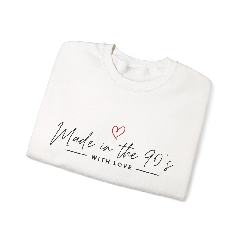 Made in the 90's Unisex Heavy Blend Crewneck Sweatshirt - Made in the 90's with love..