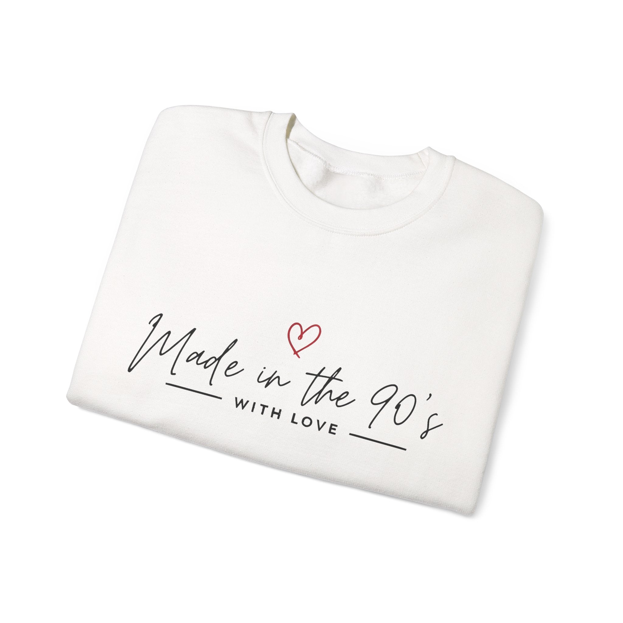 Made in the 90's Unisex Heavy Blend Crewneck Sweatshirt - Made in the 90's with love..