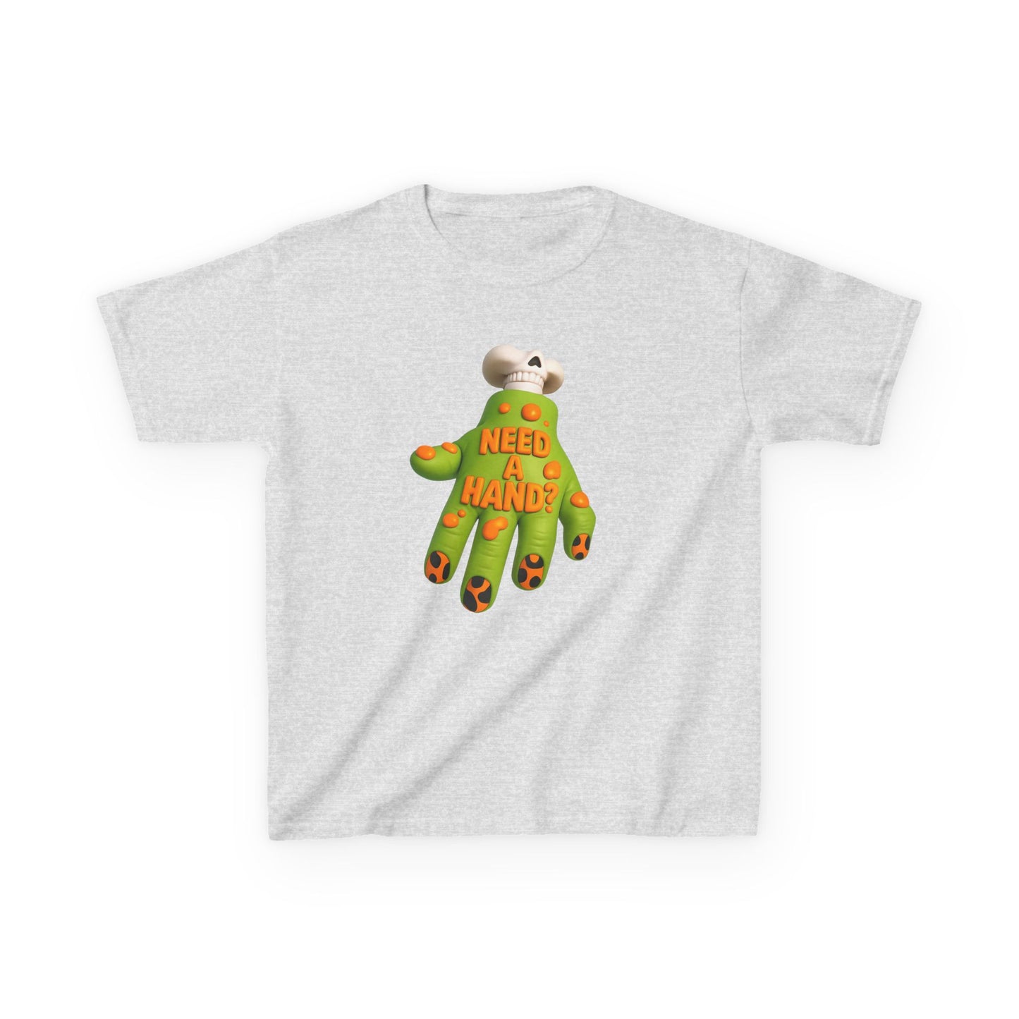 Playful Kids Tee with 'Need a Hand?' Design - Fun Gift, Unique Children's Clothing, Halloween Costume, Family Gatherings, Everyday Wear