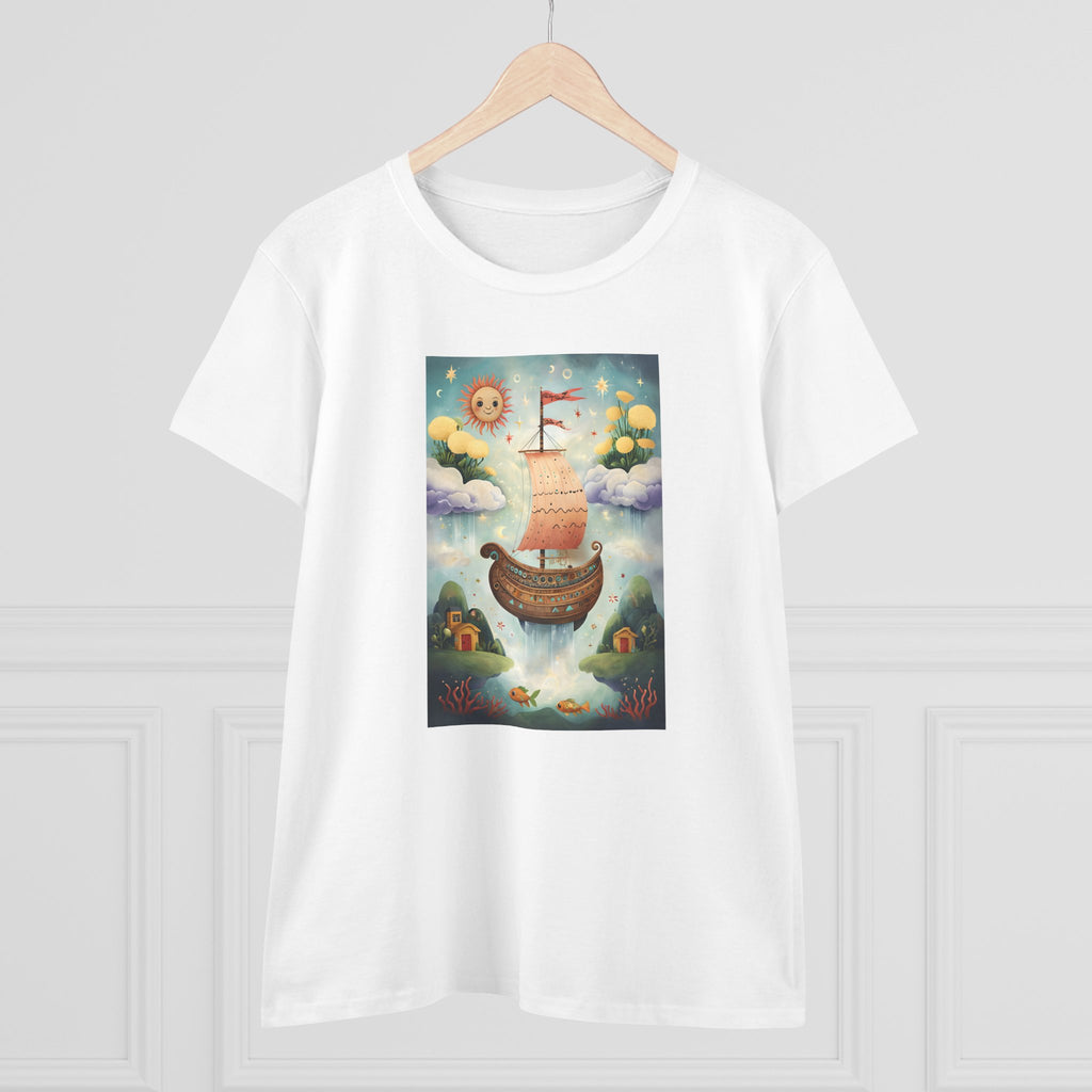 Whimsical Daydreams Tee, Casual Summer Shirt, Gift for Dreamers, Travel Vibes Tee, Inspirational Quote Top