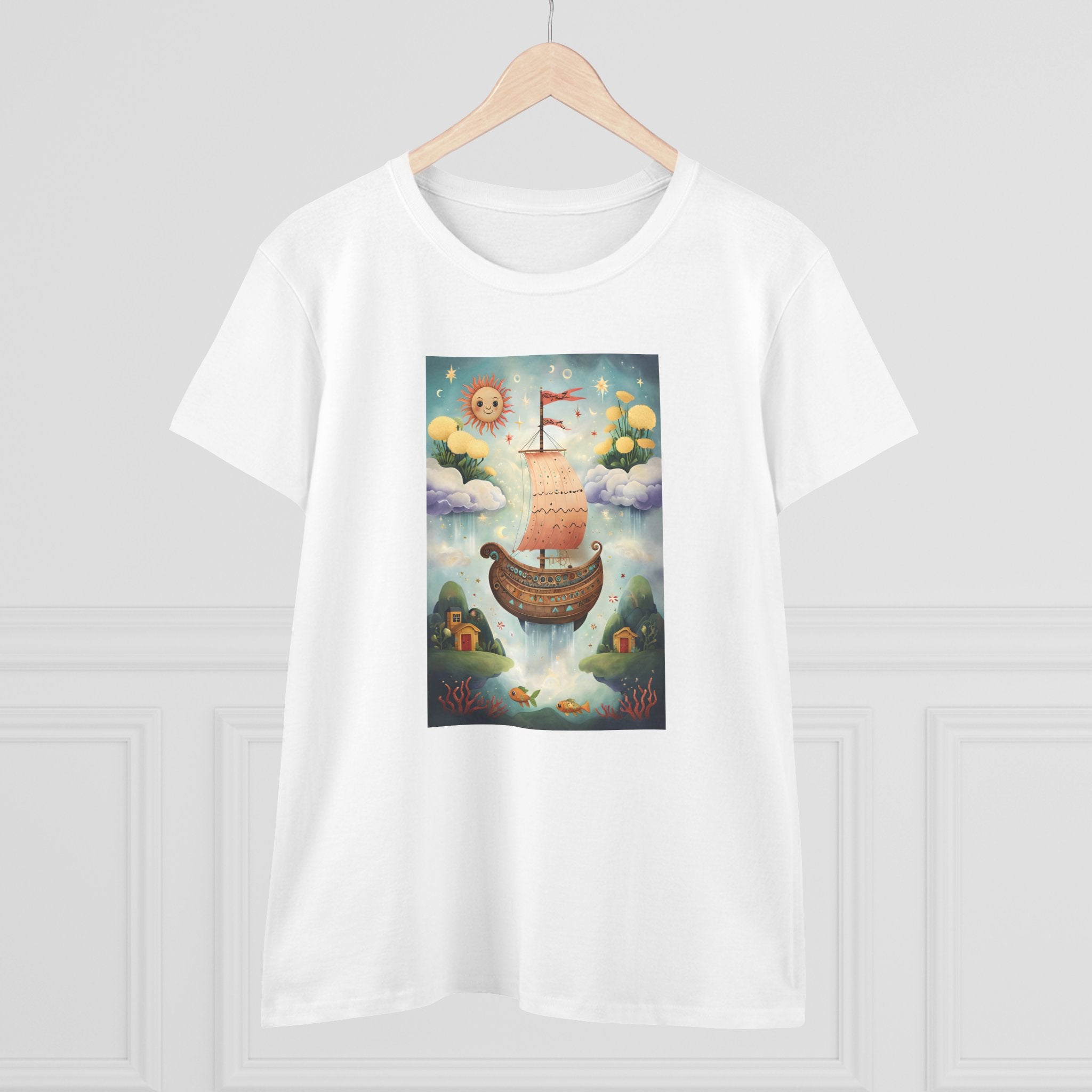 Whimsical Daydreams Tee, Casual Summer Shirt, Gift for Dreamers, Travel Vibes Tee, Inspirational Quote Top