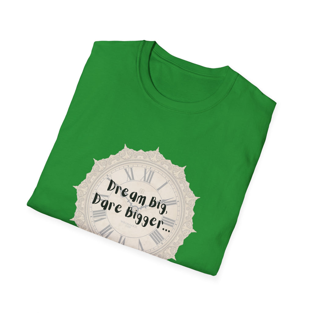 T-Shirt Inspirational Tee for Motivation, Dream Big, Gift for Dreamers, Casual Wear