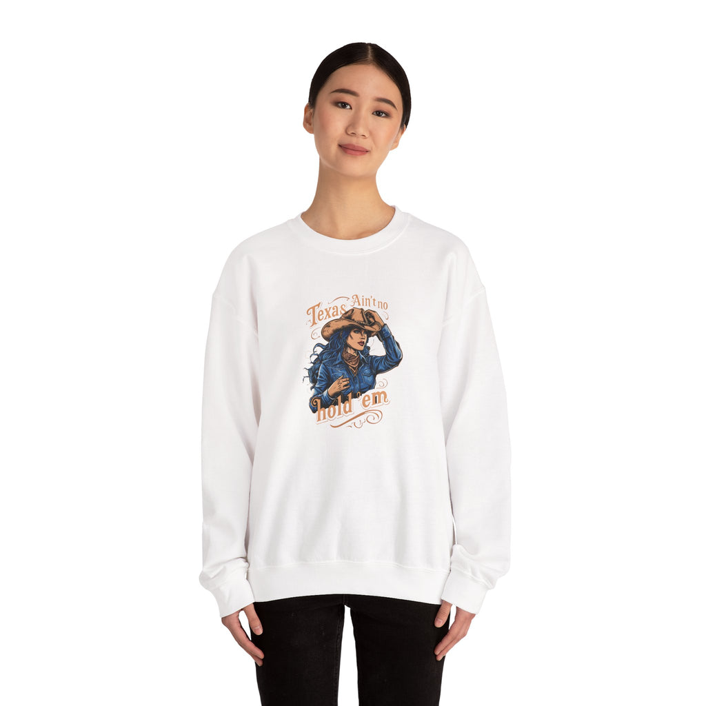 Texas Hold em Sweatshirt - Unisex Heavy Blend Crewneck