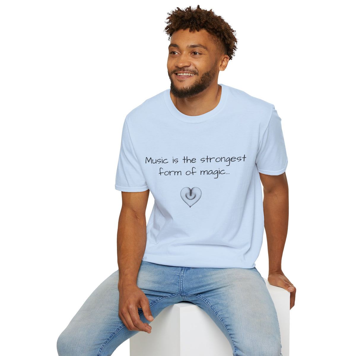 Music is the Strongest form of Magic Inspirational - T-Shirt