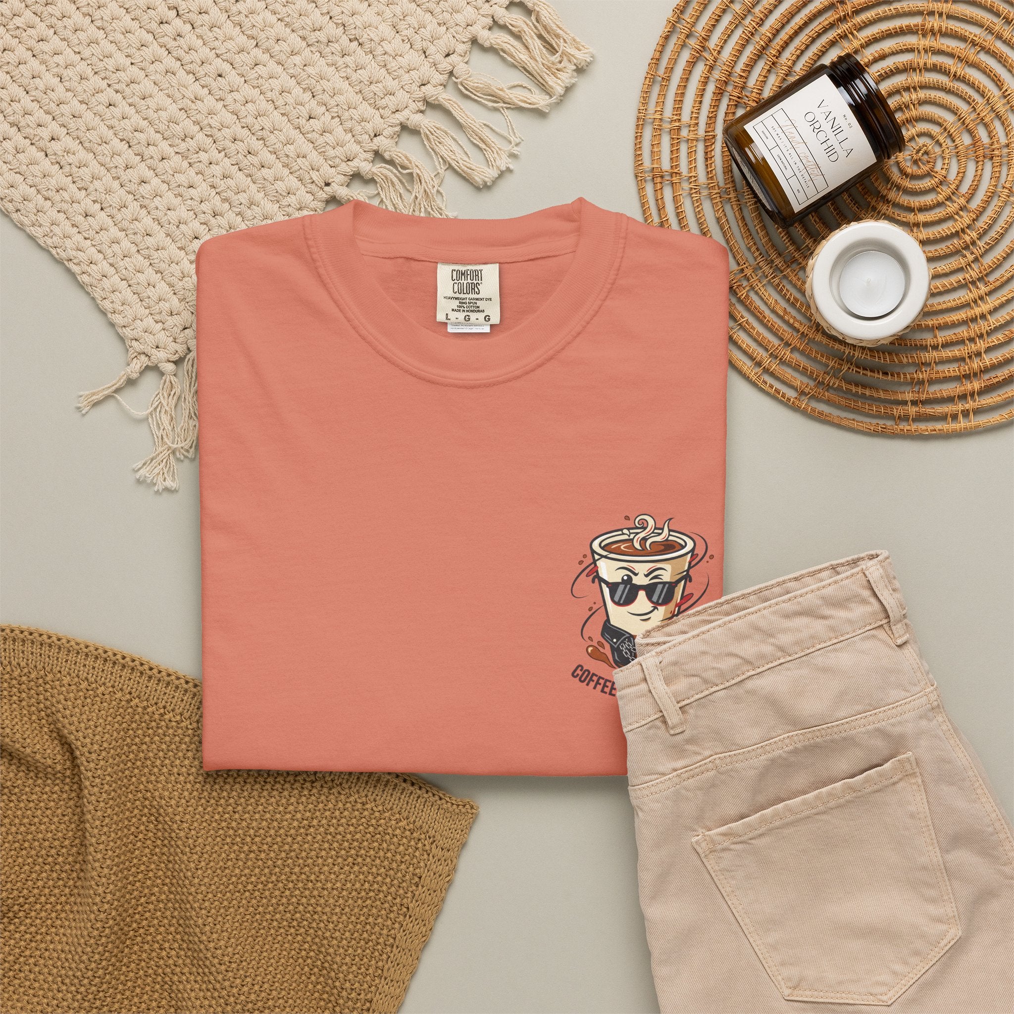 Running on Coffee & Attitude Mum T-Shirt