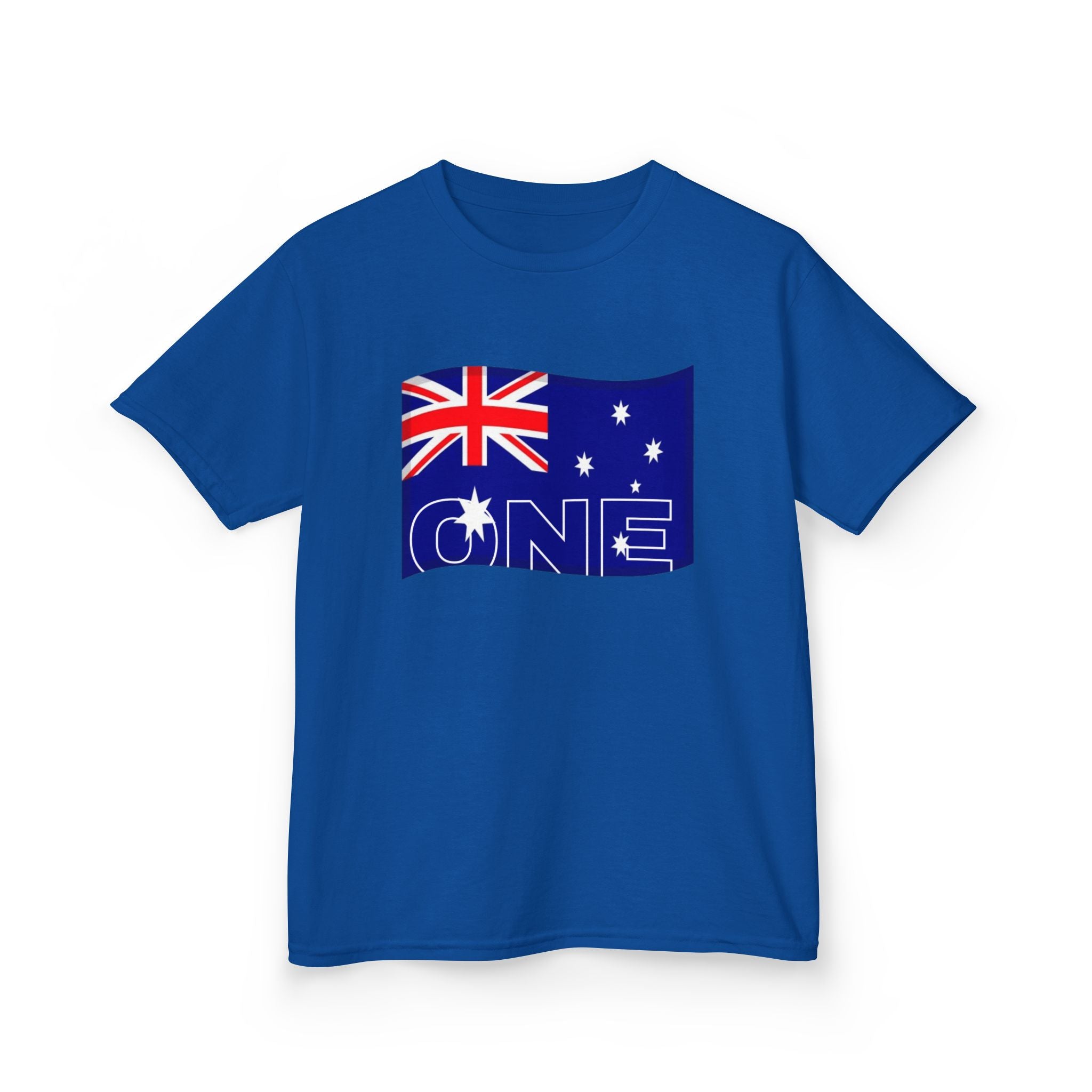 Kids Tee — Australian Flag "ONE" Design