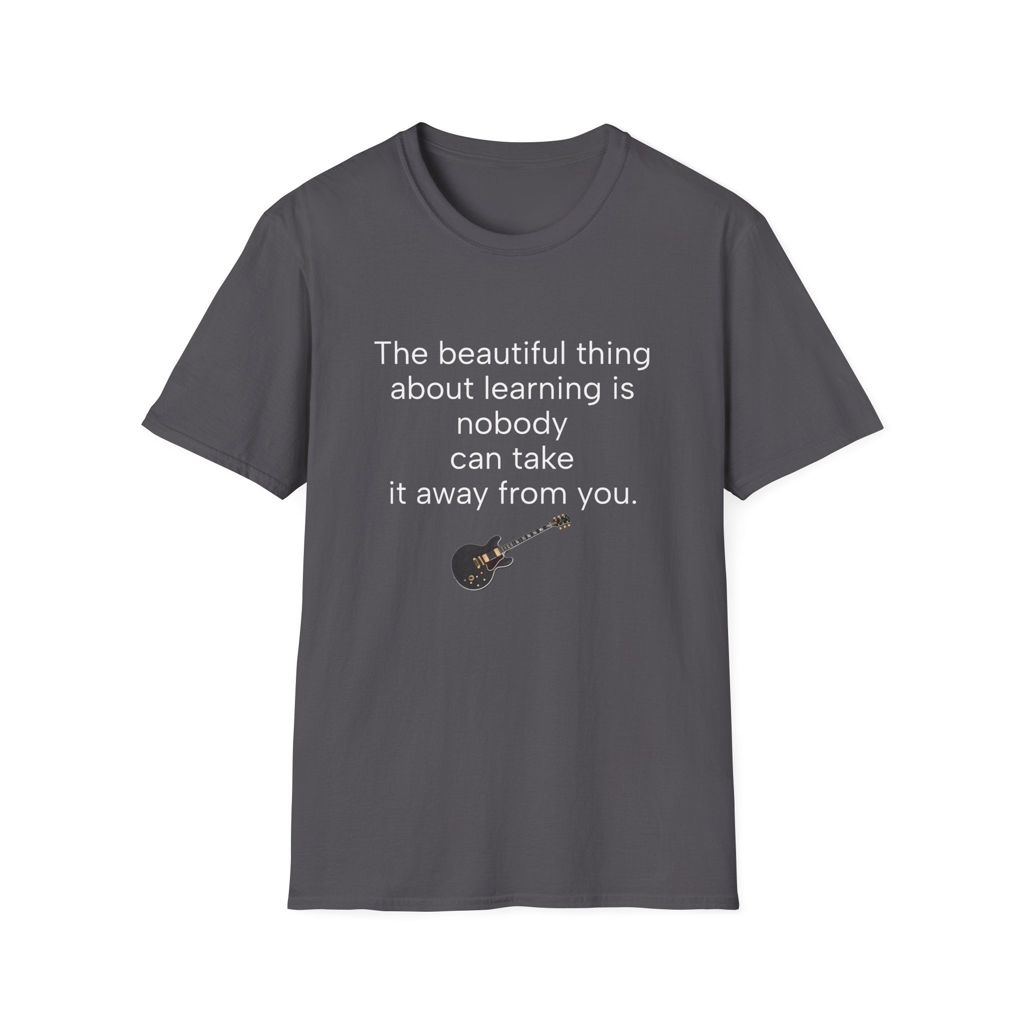 Inspirational Guitar Quote T-Shirt, Unisex Softstyle Shirt, Music Lover Gift