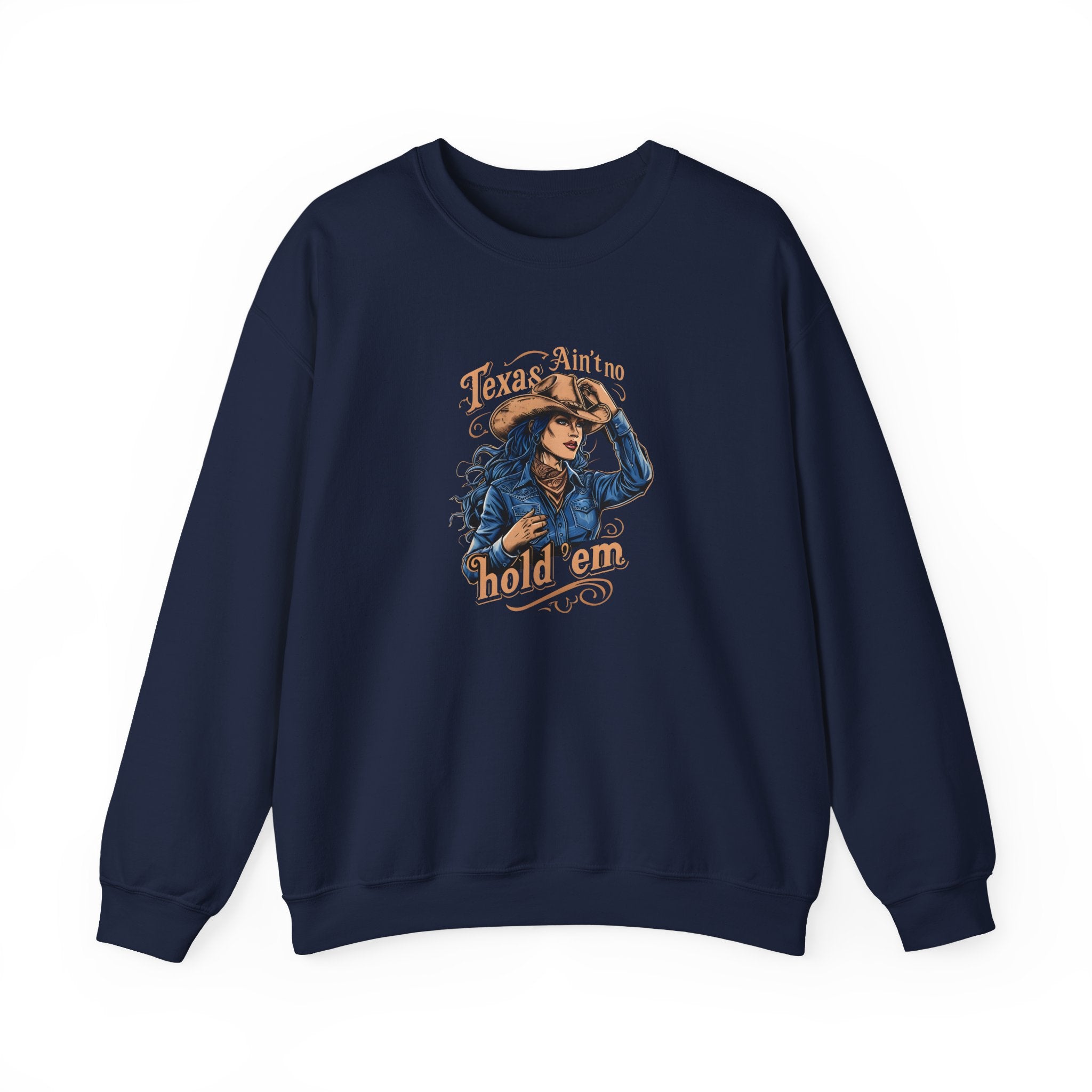 Texas Hold em Sweatshirt - Unisex Heavy Blend Crewneck