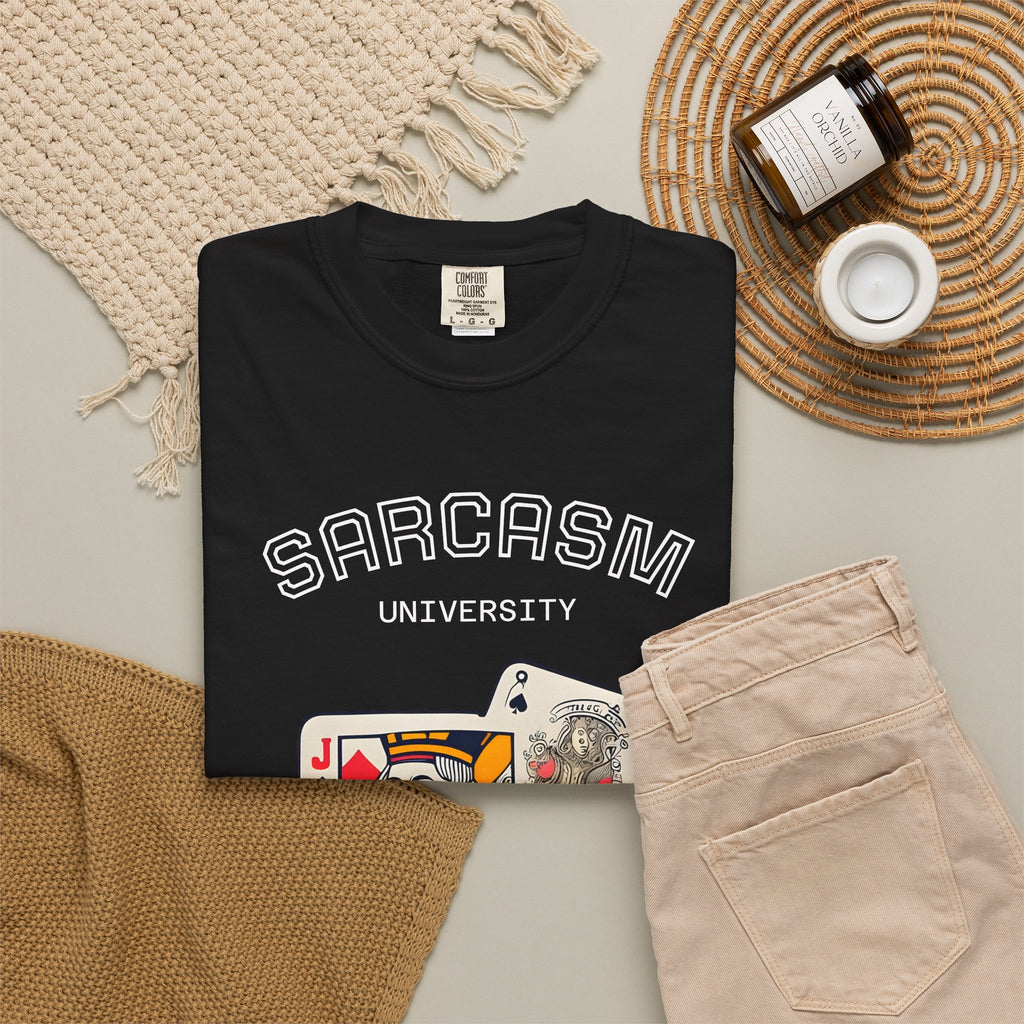Sarcasm University, Whimsical Jackass Graphic Unisex T-Shirt, Gift for that special Jackass in your life