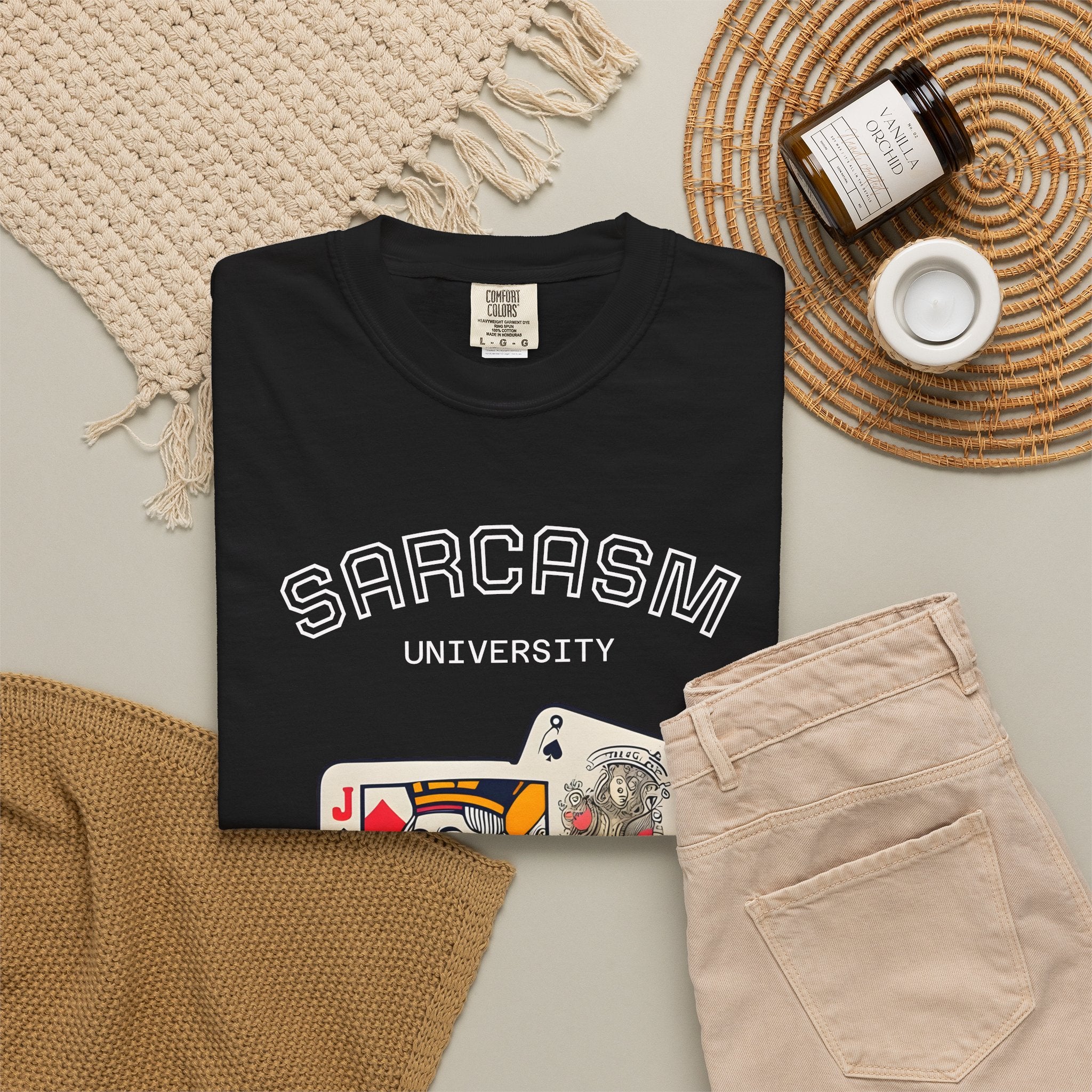 Sarcasm University, Whimsical Jackass Graphic Unisex T-Shirt, Gift for that special Jackass in your life