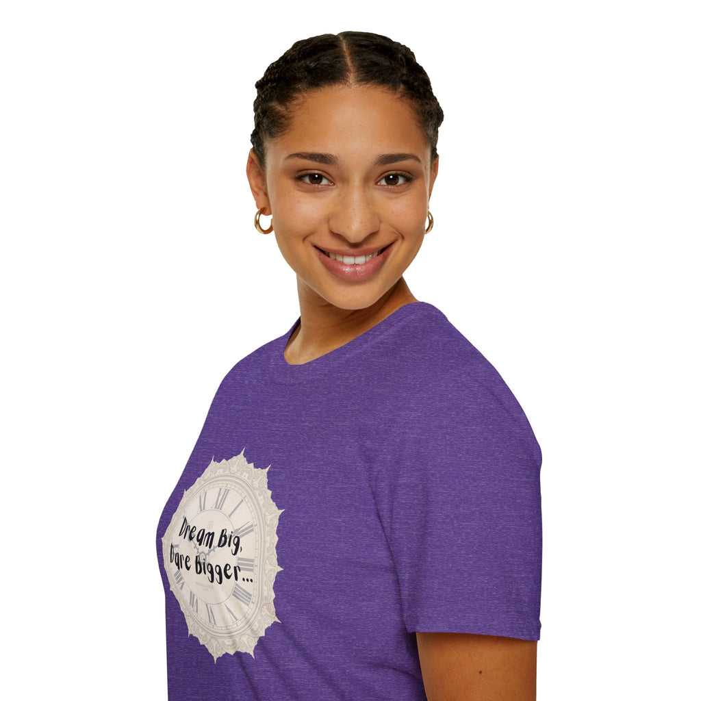 Unisex T-Shirt Inspirational Tee for Motivation, Dream Big, Gift for Dreamers, Casual Wear