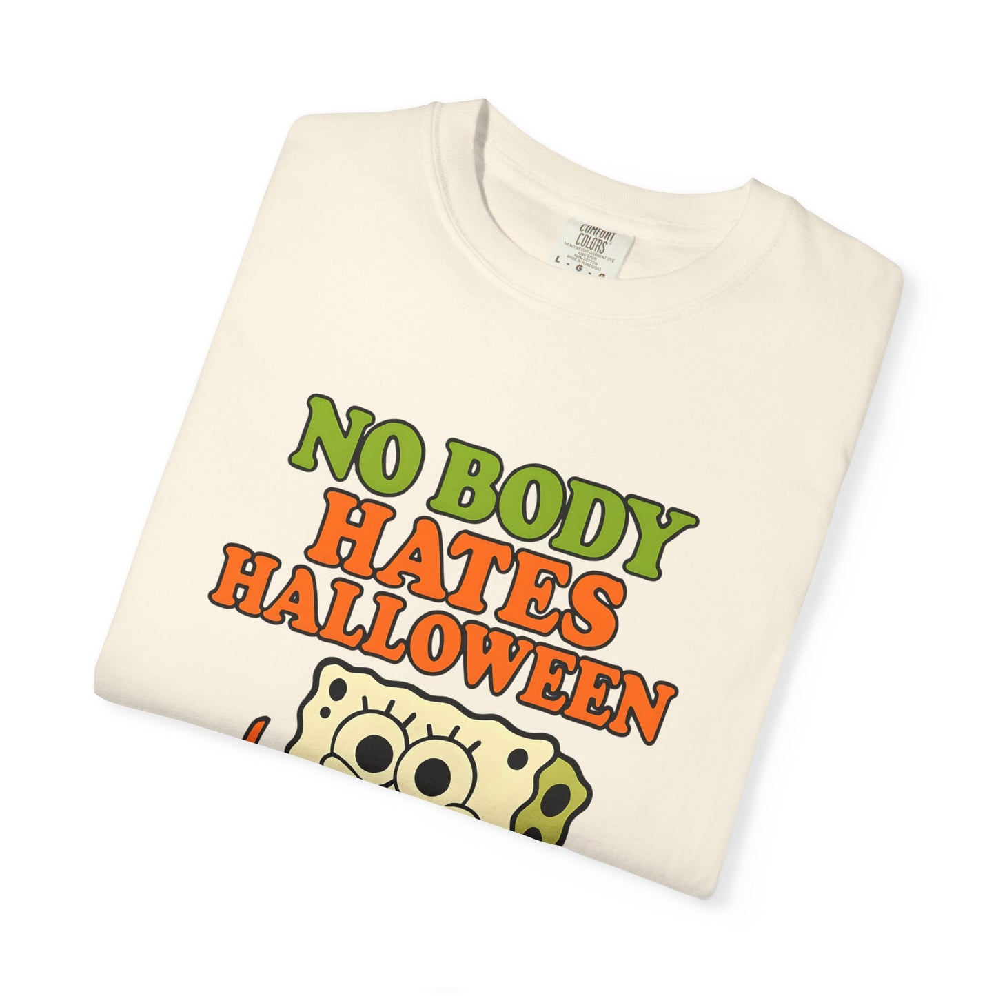 Halloween T-Shirt featuring SpongeBob, Funny Halloween Shirt, Unisex Graphic Tee, Gift for Halloween Lovers, Costume Party Wear, Spooky Season Apparel