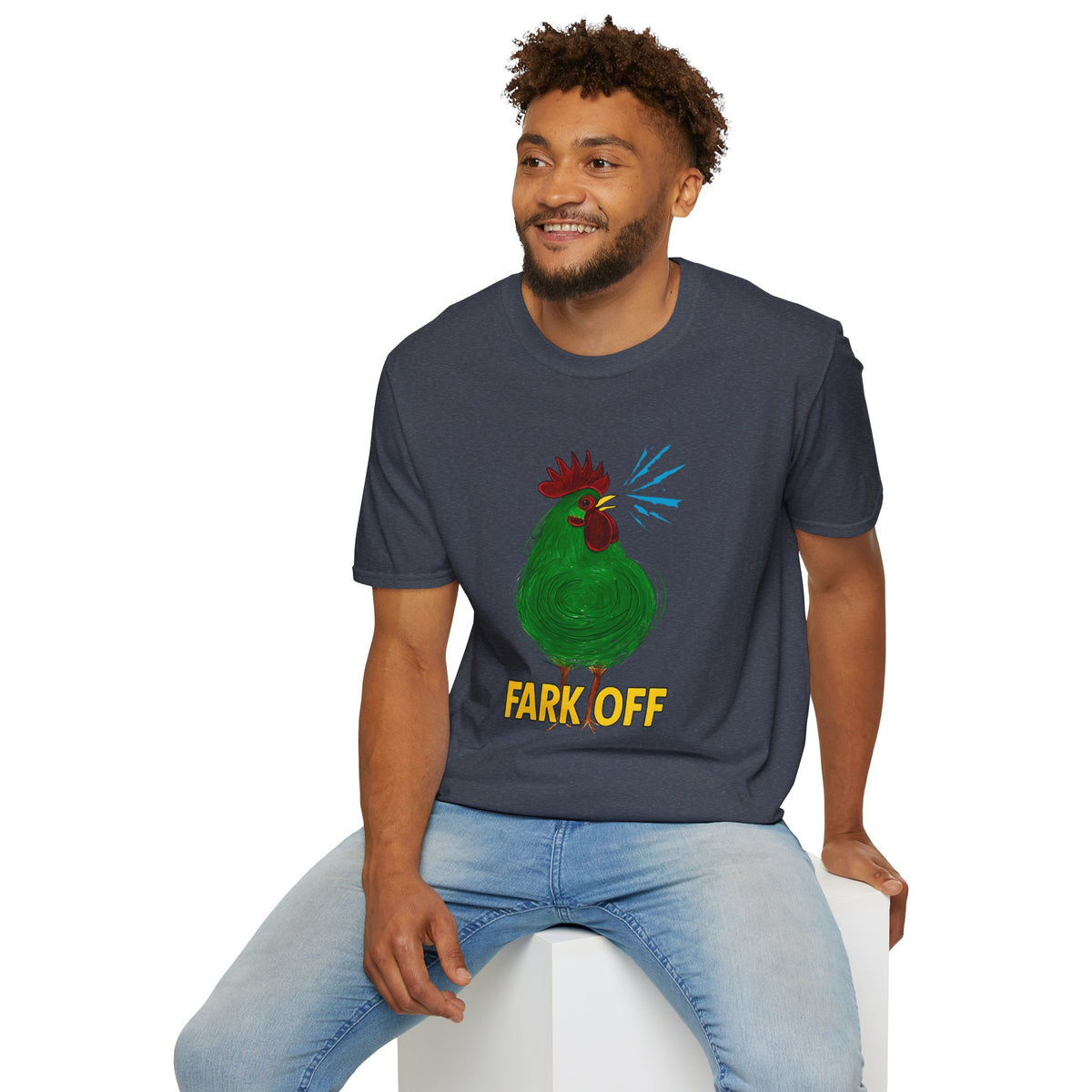 Funny Chicken Graphic T-Shirt, Humor Tee, Farm-Inspired Apparel