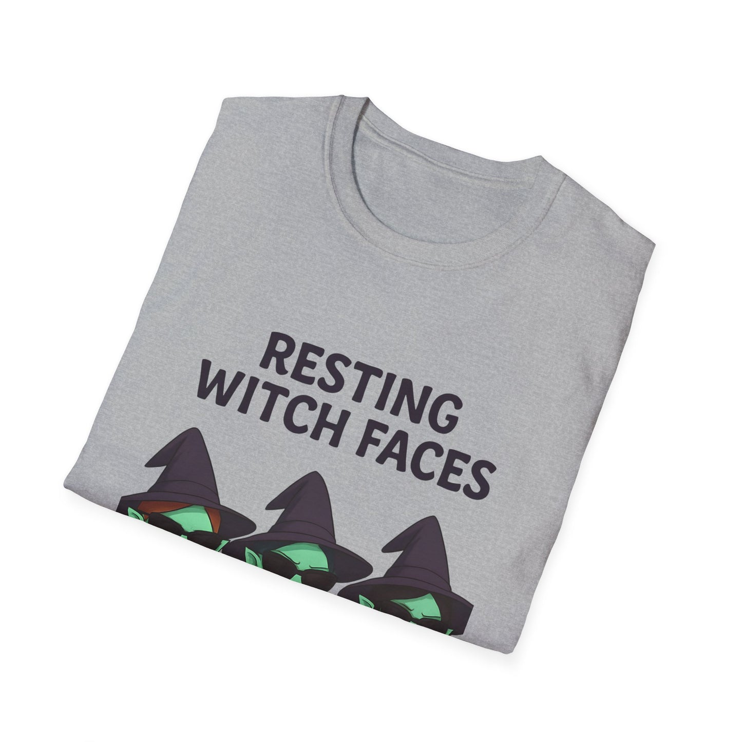 Resting Witch Faces Unisex Softstyle T-Shirt | Cute Halloween Tee, Witch Shirt, Gifts for Her, Spooky Season Apparel, Comfortable [...]