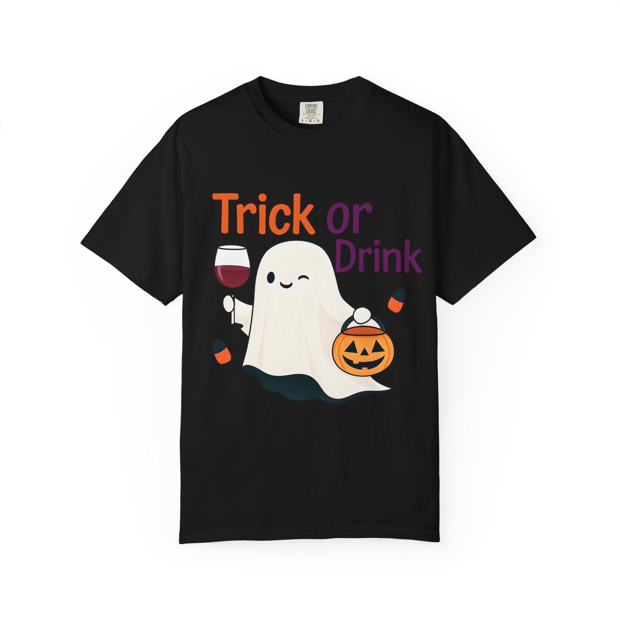 Halloween Ghost 'Trick or Drink' Tee