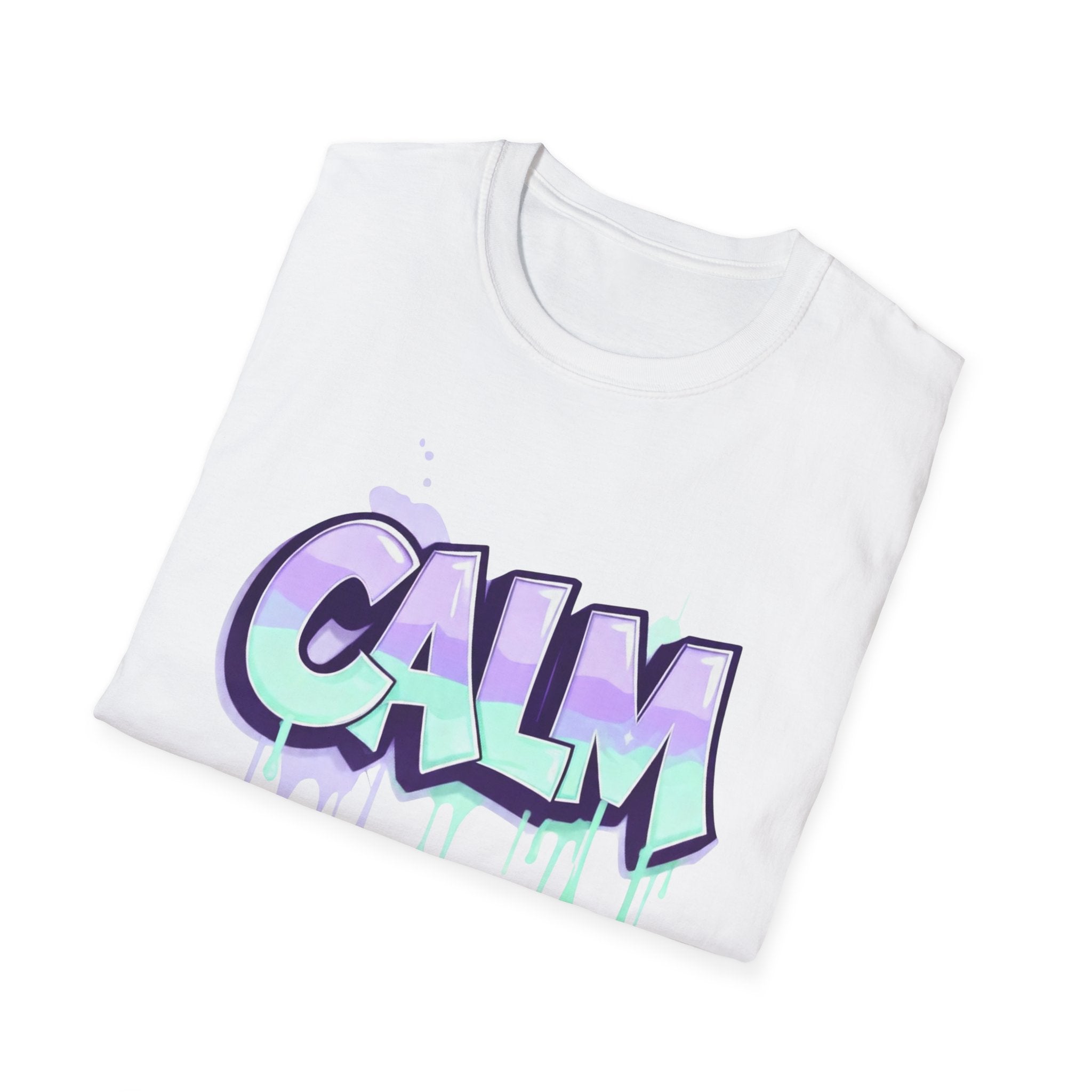 Calm Graffiti T-Shirt Ladies — Paint Drip Streetwear Tee